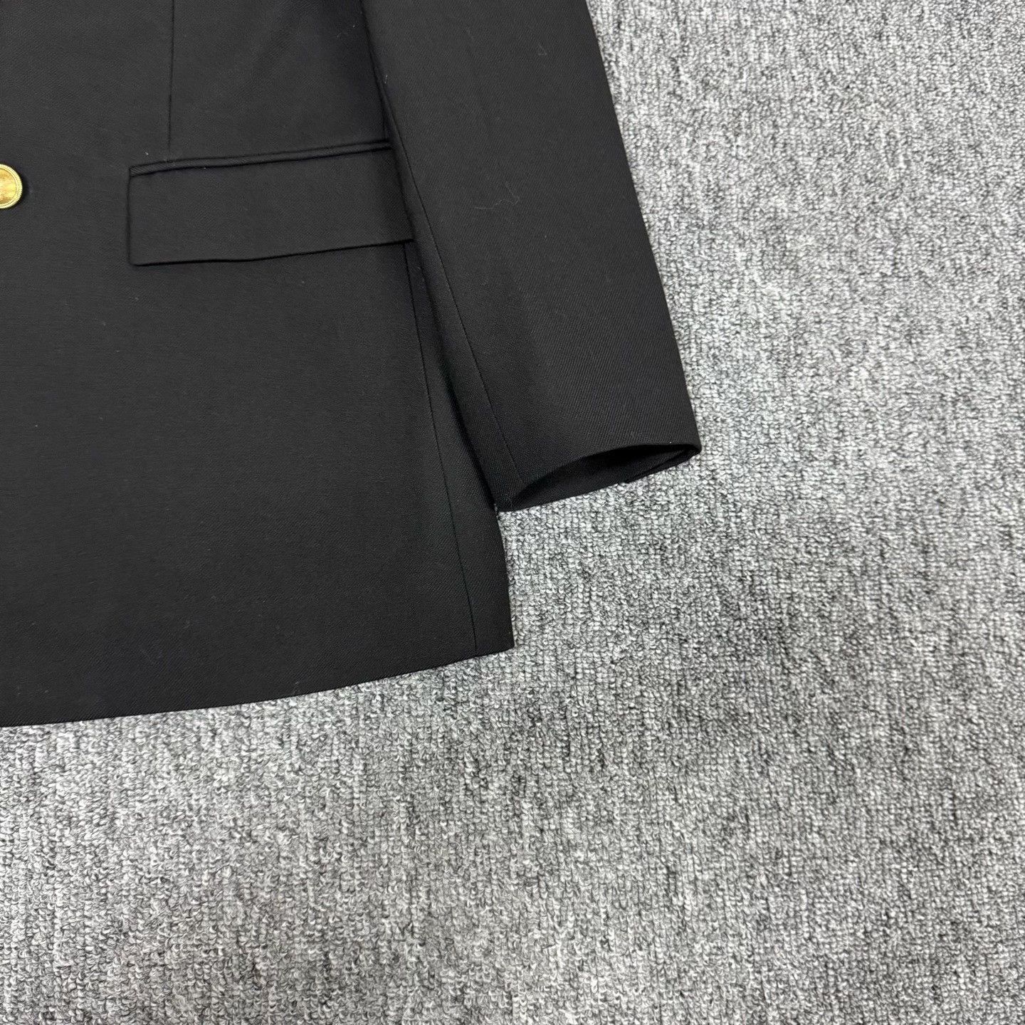 Saint Laurent Paris Saint Laurent Gold Double-Breasted Blazer 42 Size US XS / EU 42 / 0 - 3 Thumbnail