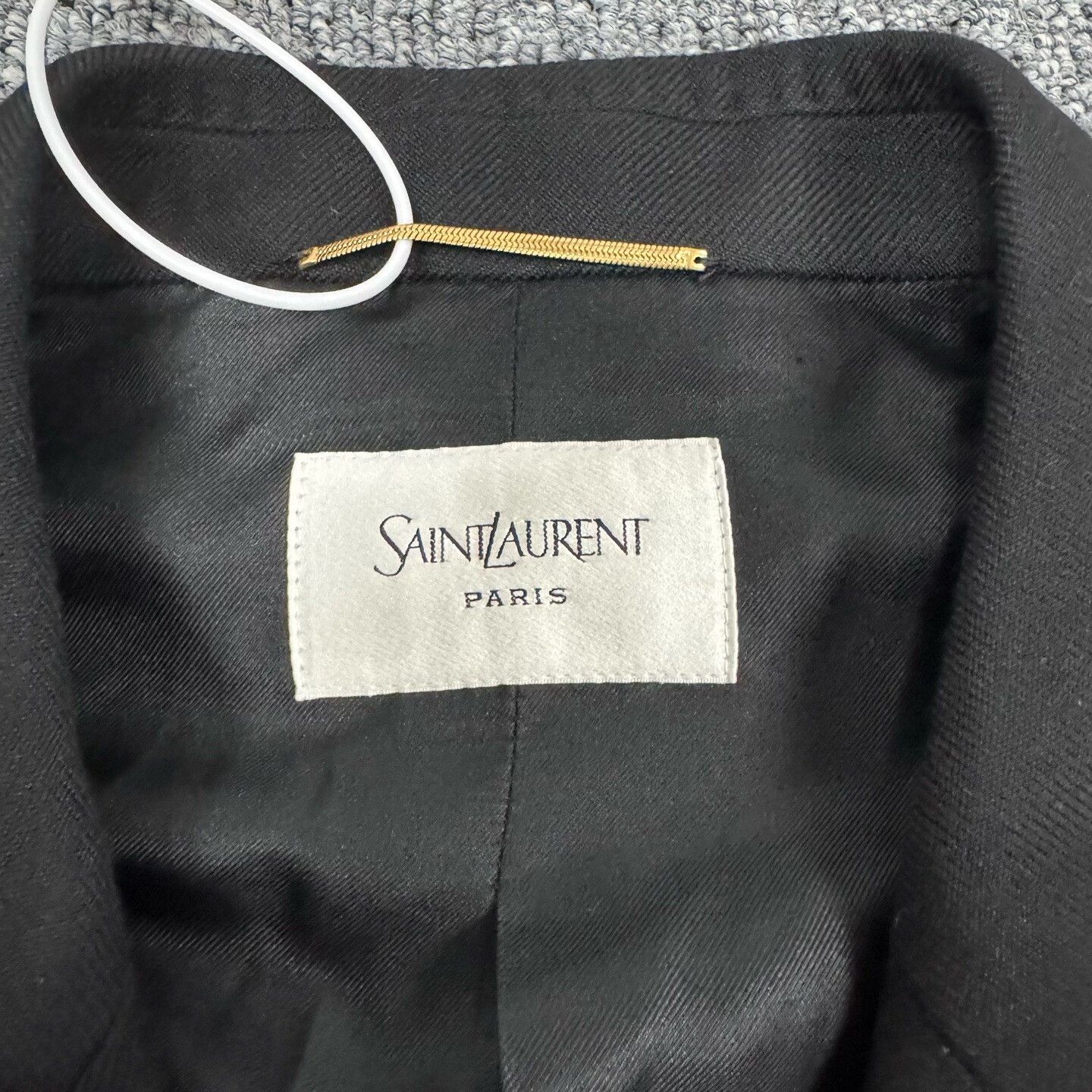 Saint Laurent Paris Saint Laurent Gold Double-Breasted Blazer 42 Size US XS / EU 42 / 0 - 6 Thumbnail