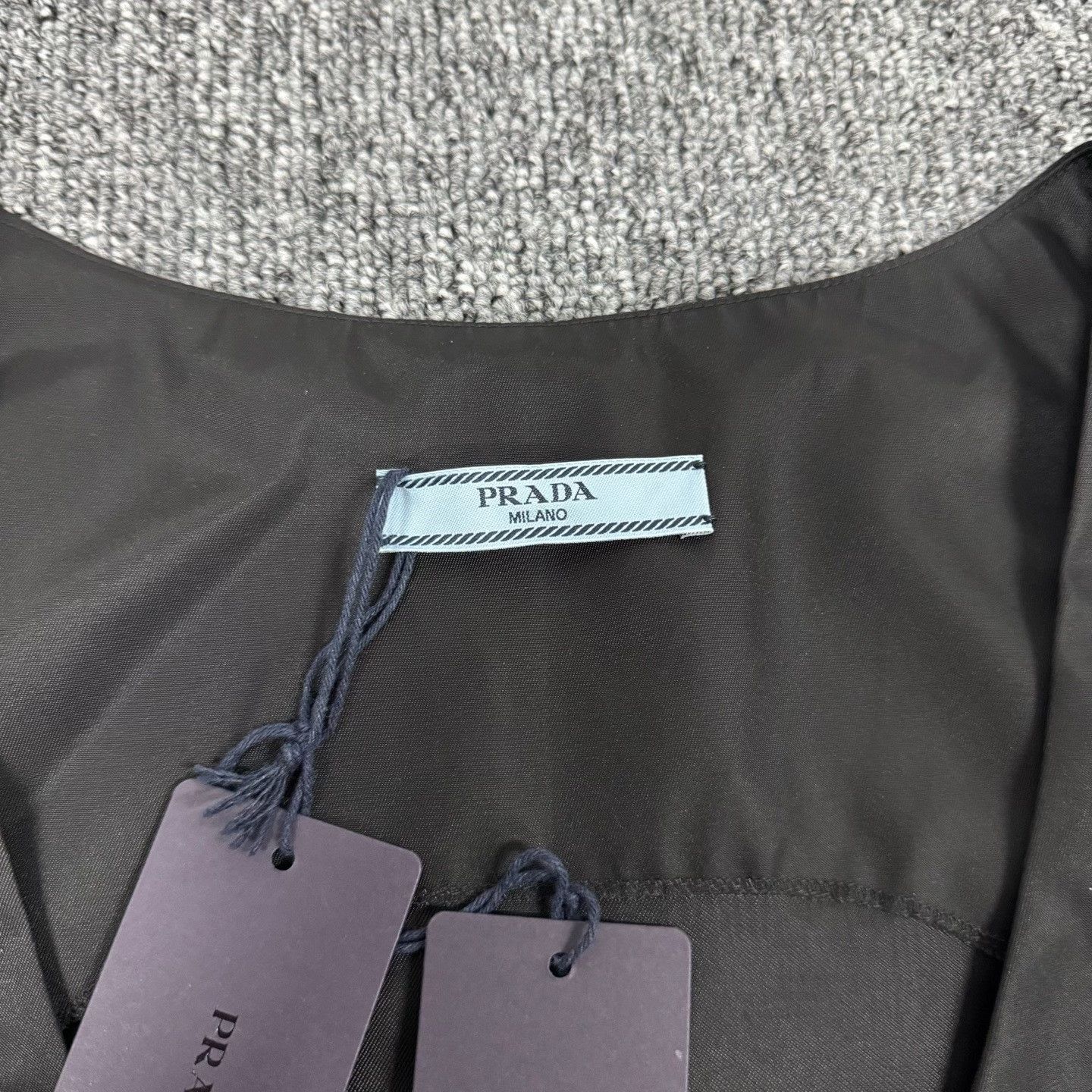 Prada Prada Black Triangle Logo Nylon Sleeveless Top Size US S / EU 44-46 / 1 - 5 Thumbnail