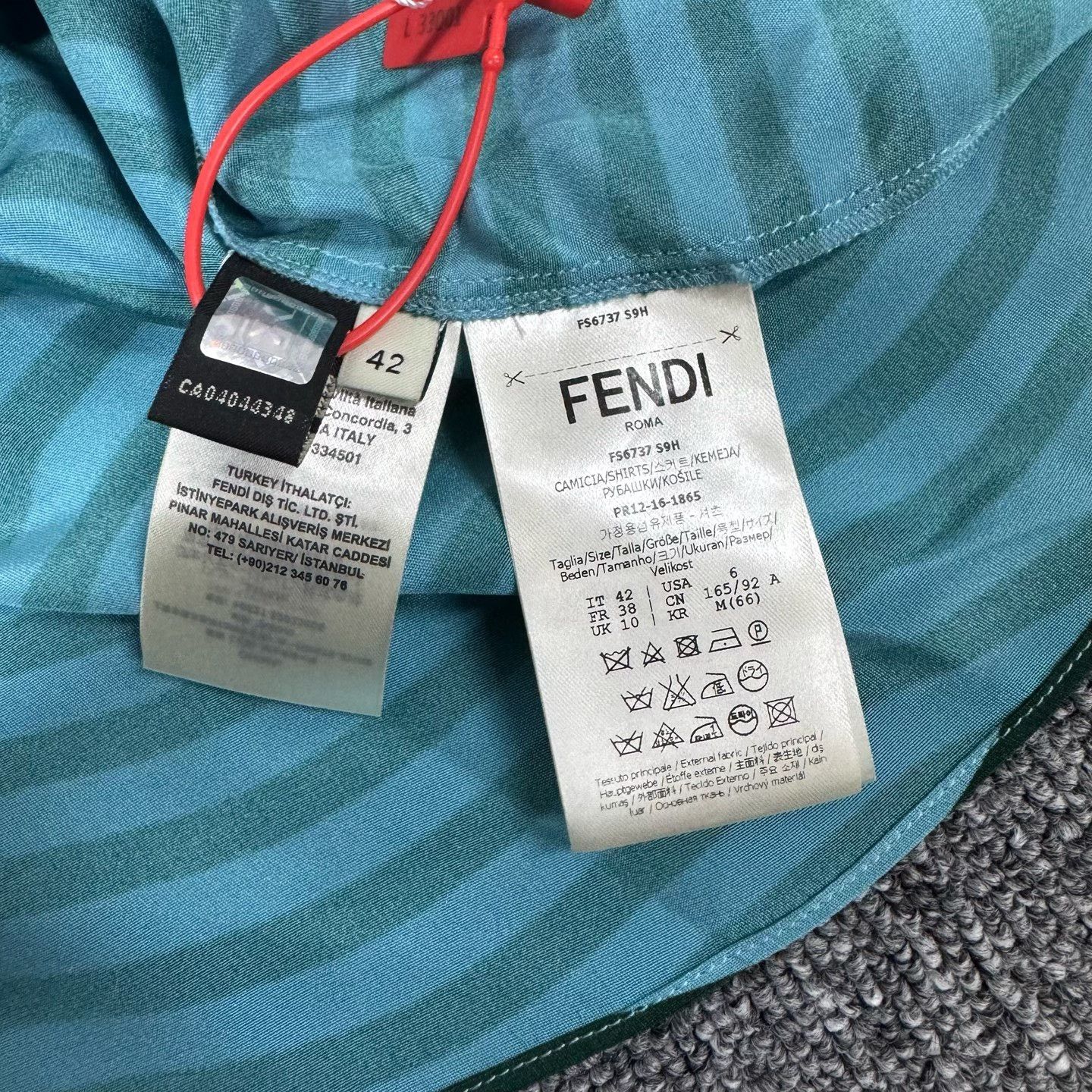 Fendi Fendi Striped Flared Sleeve Knit Top Size M / US 6-8 / IT 42-44 - 6 Thumbnail