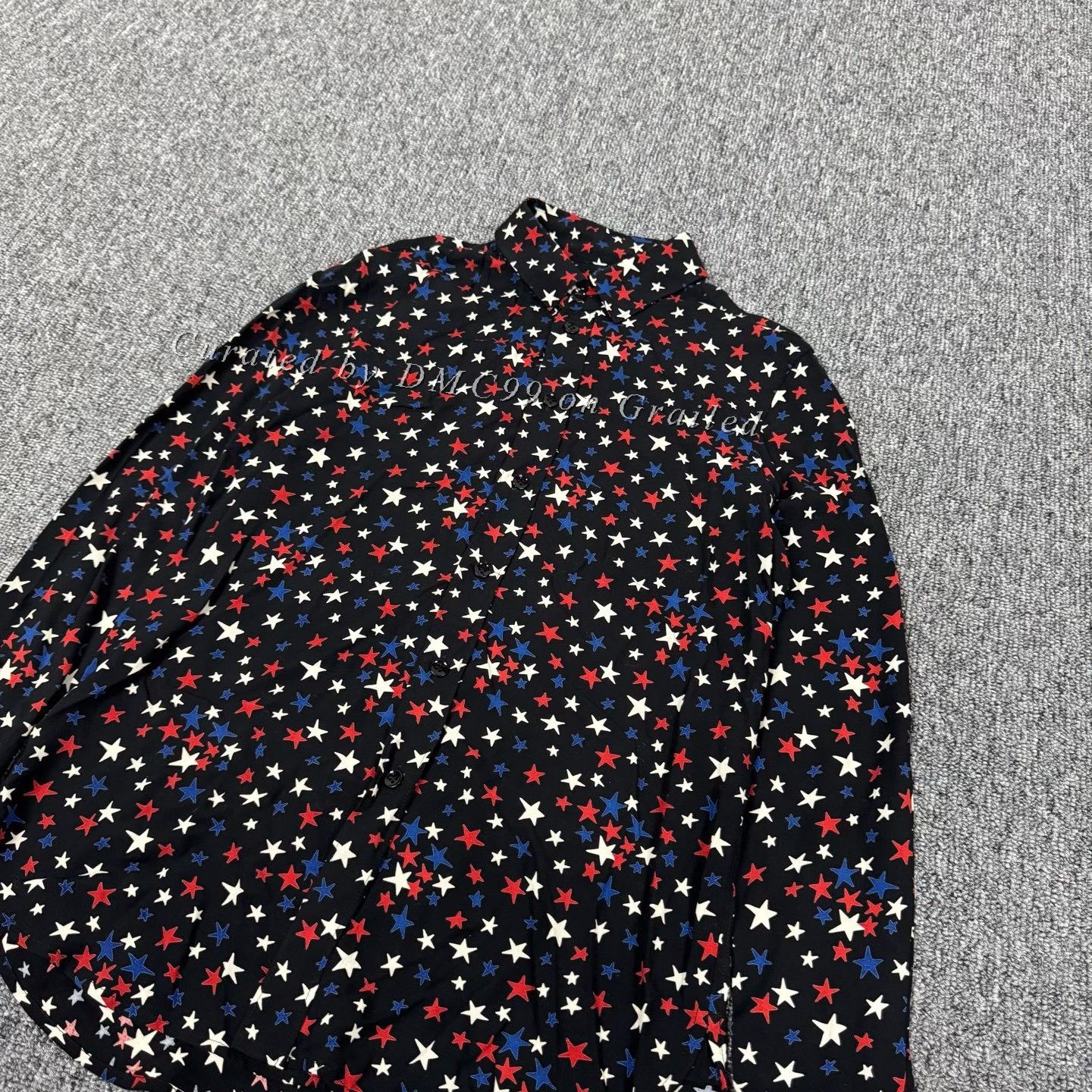 Saint Laurent Paris Saint Laurent SLP Colorful Star Print Shirt Size XS / US 0-2 / IT 36-38 - 4 Thumbnail