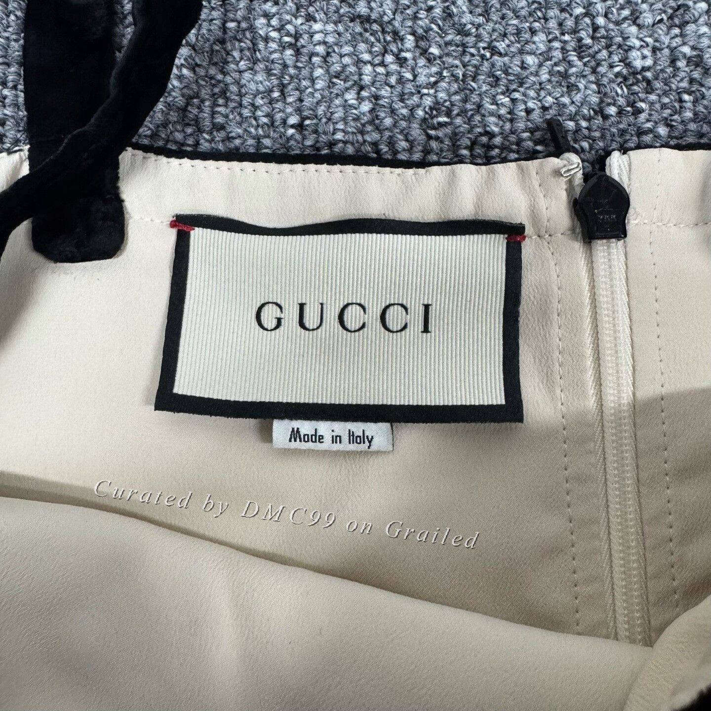 Gucci Gucci Pink Embroidered Slogan Slip Dress Size M / US 6-8 / IT 42-44 - 4 Thumbnail