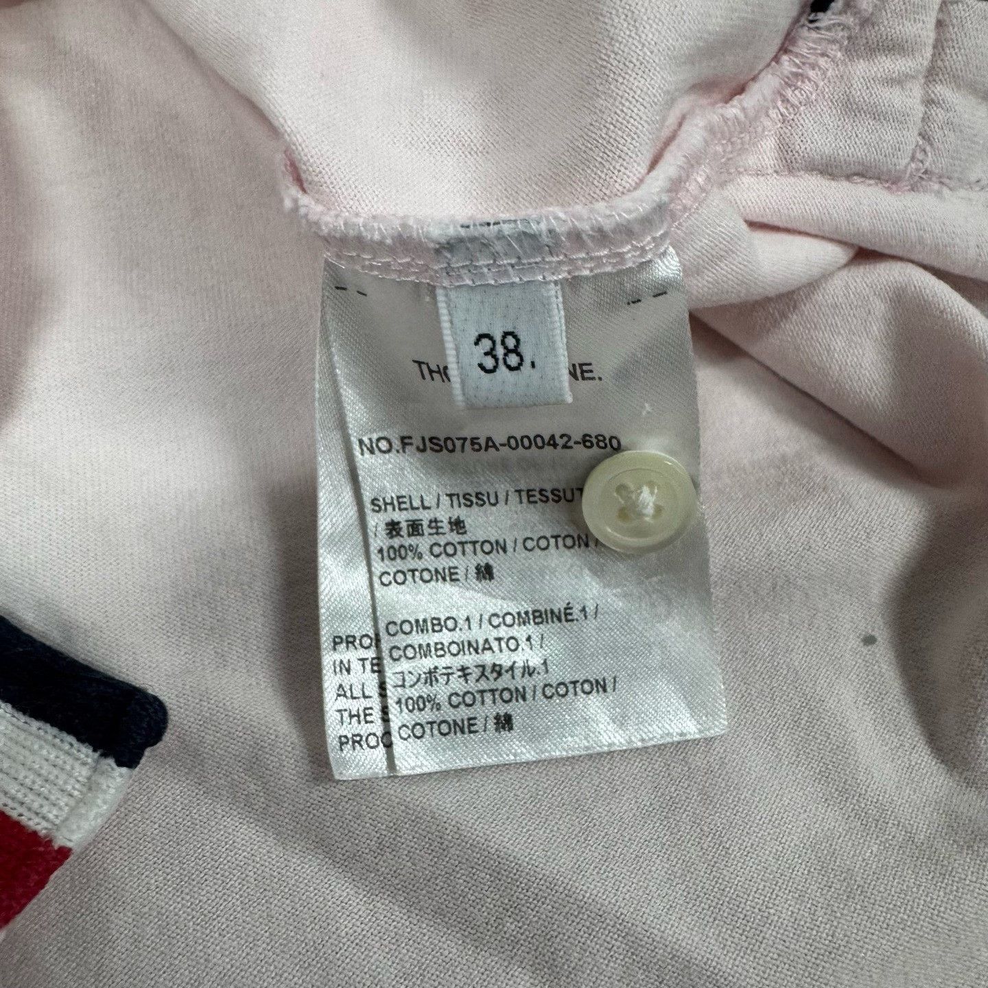 Thom Browne Thom Browne Short-Sleeve T-Shirt Size 38 Size S / US 4 / IT 40 - 6 Thumbnail