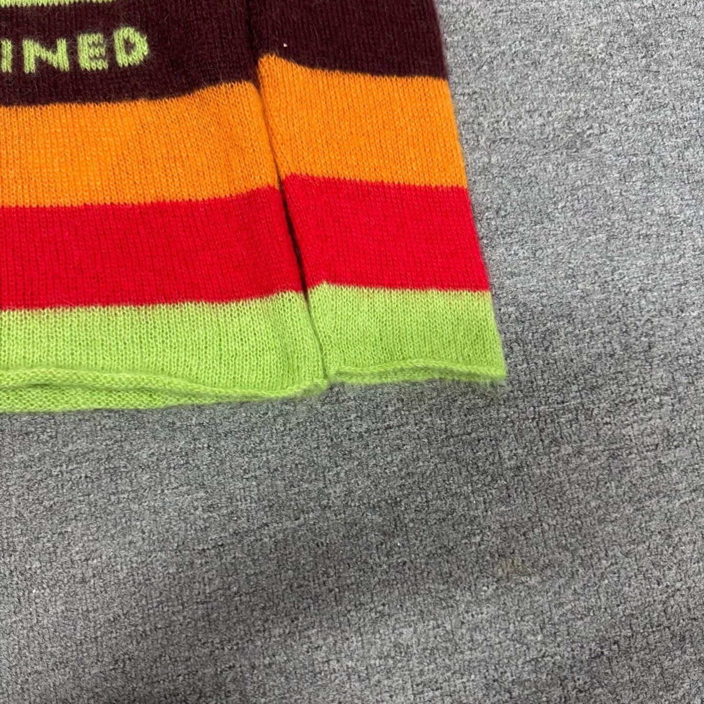 Gucci Gucci Colorful Stripe Letter Mohair Knit Sweater Size US M / EU 48-50 / 2 - 3 Thumbnail