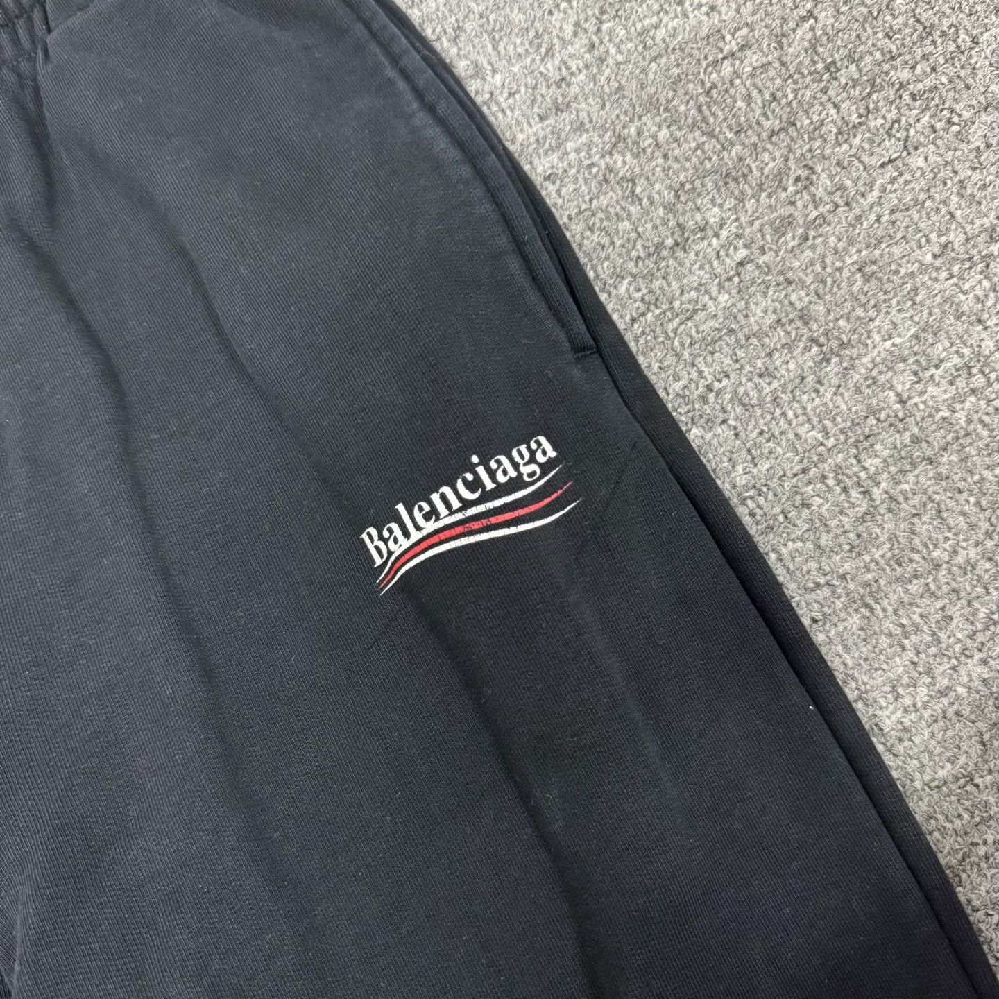 Balenciaga Balenciaga Black Coke Embroidery Jogger Pants XS Size US 26 / EU 42 - 5 Thumbnail