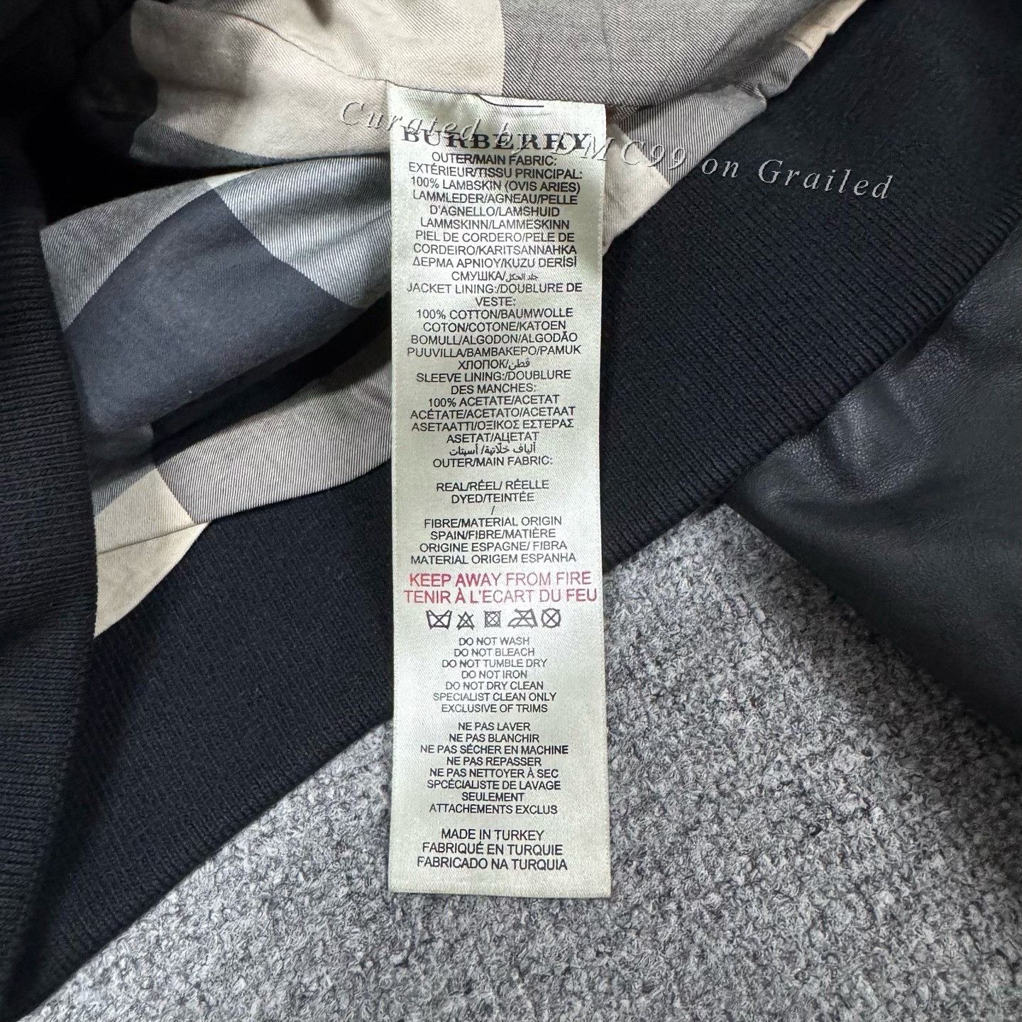 Burberry Burberry Black Leather Lapel Jacket S Size US S / EU 44-46 / 1 - 6 Thumbnail