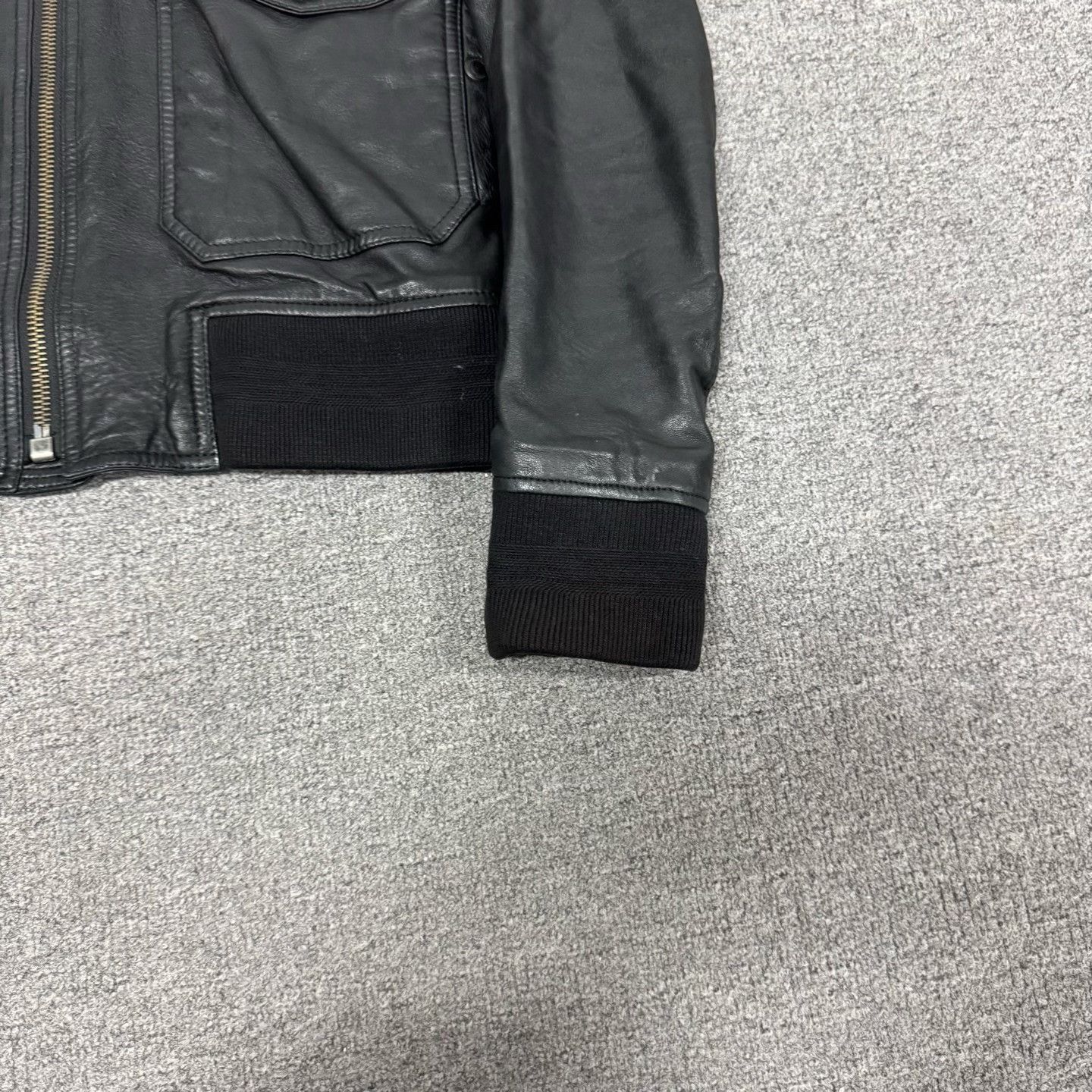 Burberry Burberry Black Leather Lapel Jacket S Size US S / EU 44-46 / 1 - 3 Thumbnail