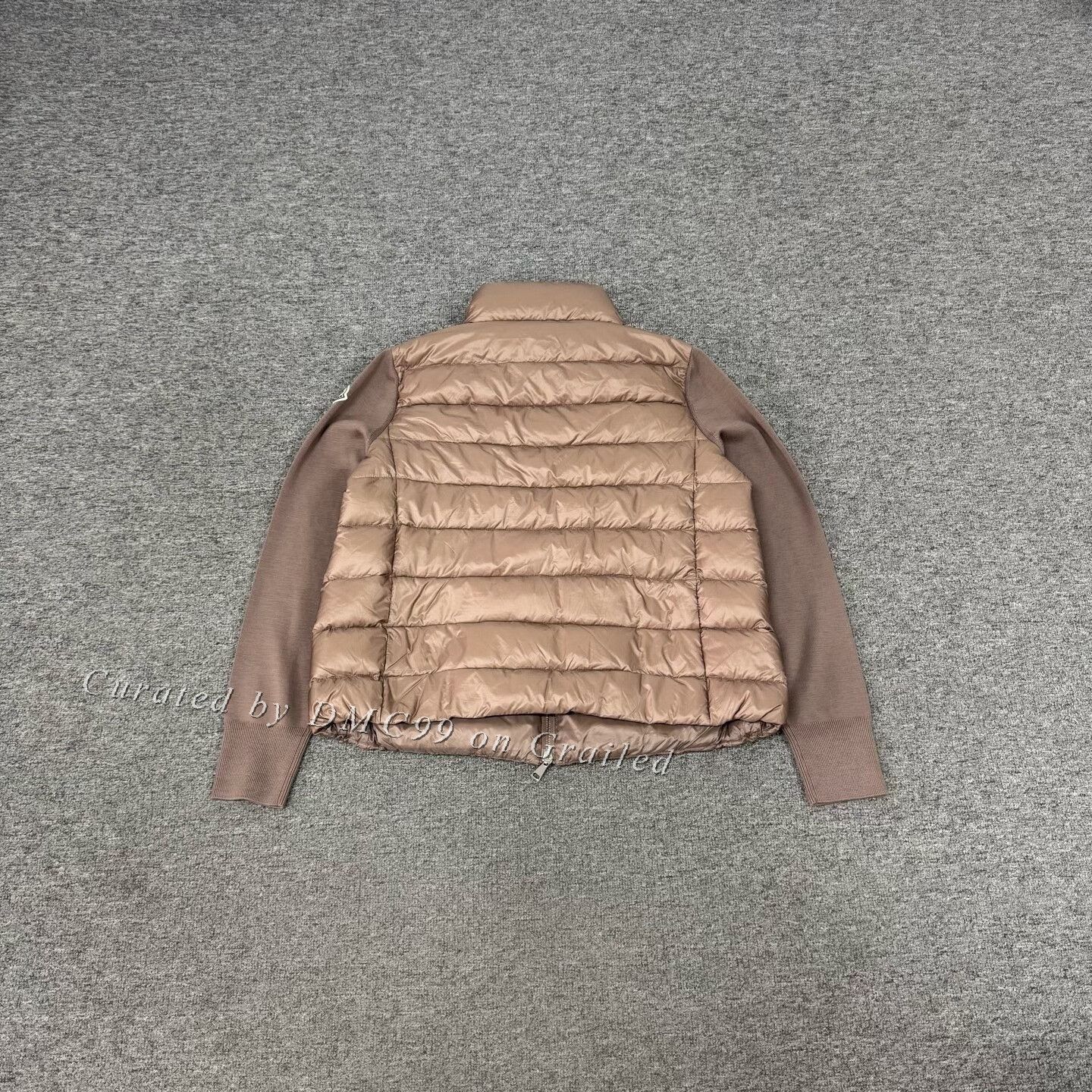 Moncler Moncler Down Wool Knit Stand Collar Short Coat L Size US L / EU 52-54 / 3 - 2 Thumbnail
