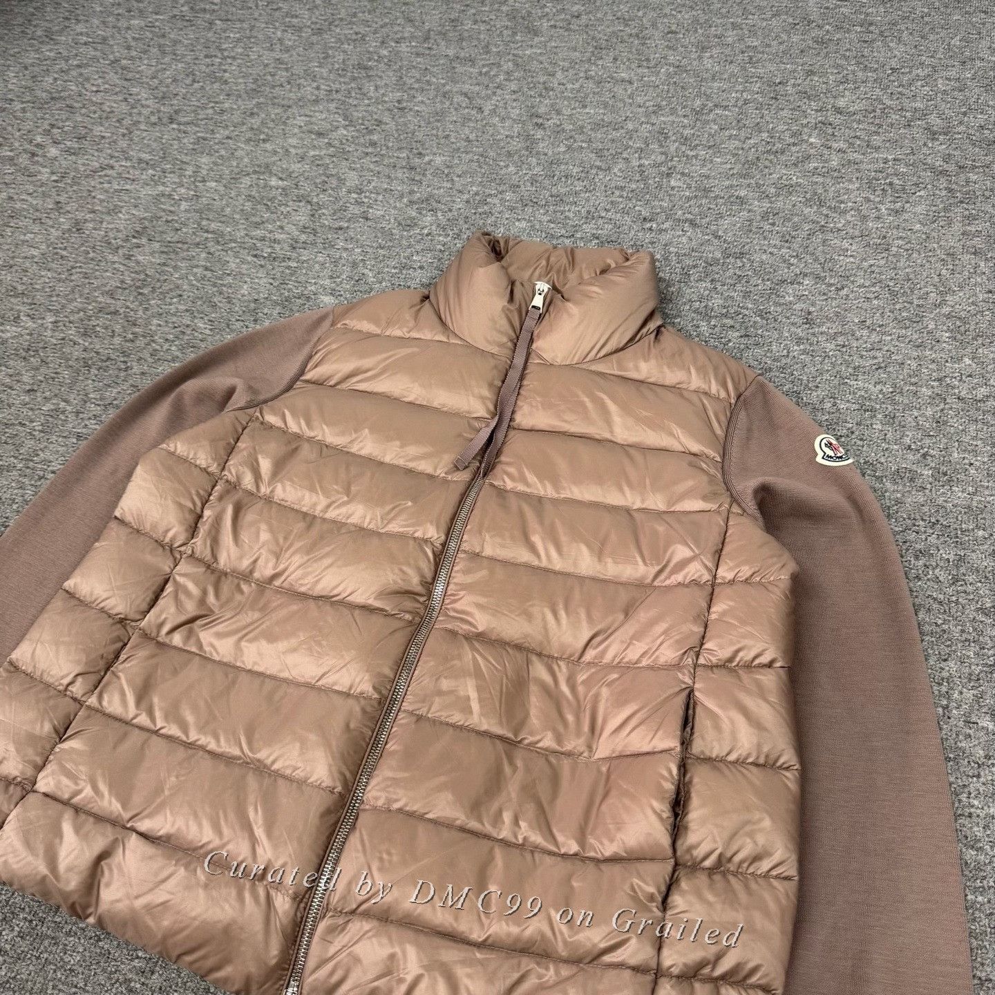 Moncler Moncler Down Wool Knit Stand Collar Short Coat L Size US L / EU 52-54 / 3 - 4 Thumbnail