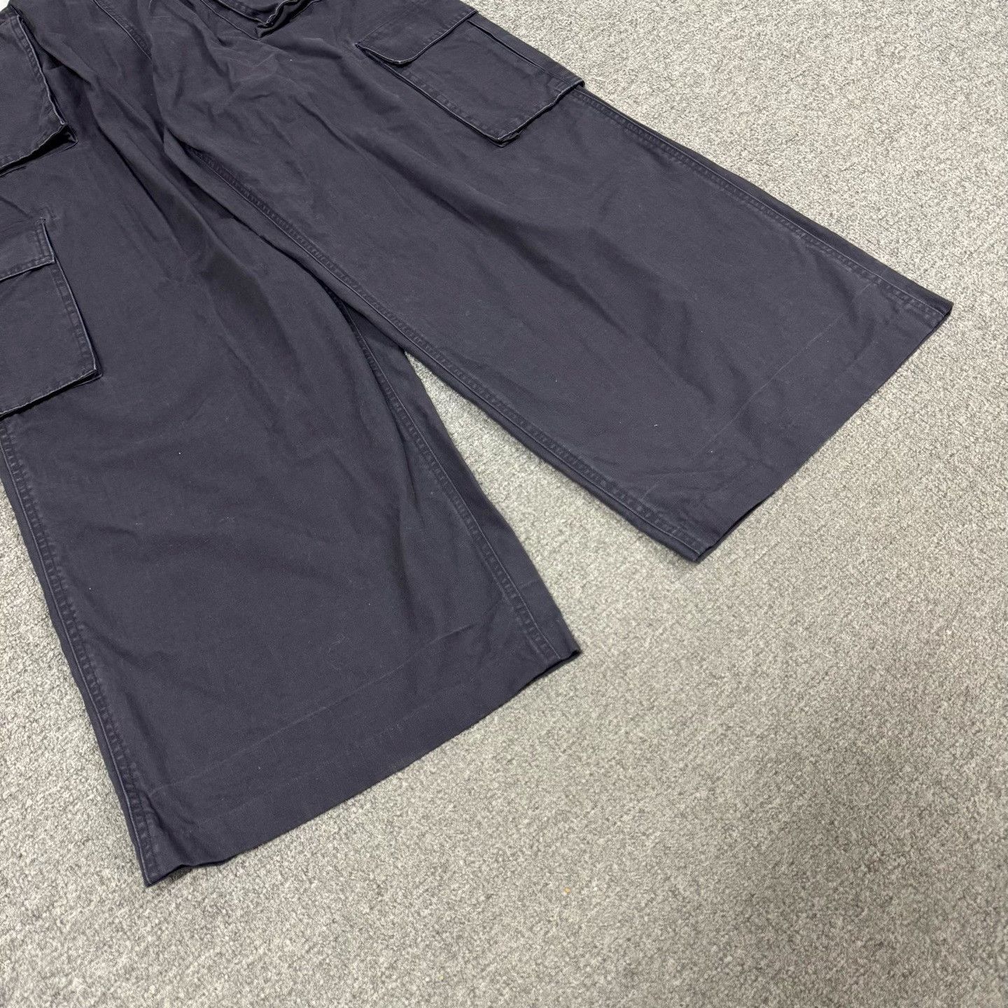 Alexander Wang Alexander Wang Black Wide-Leg Cargo Pants Size 22" - 3 Thumbnail