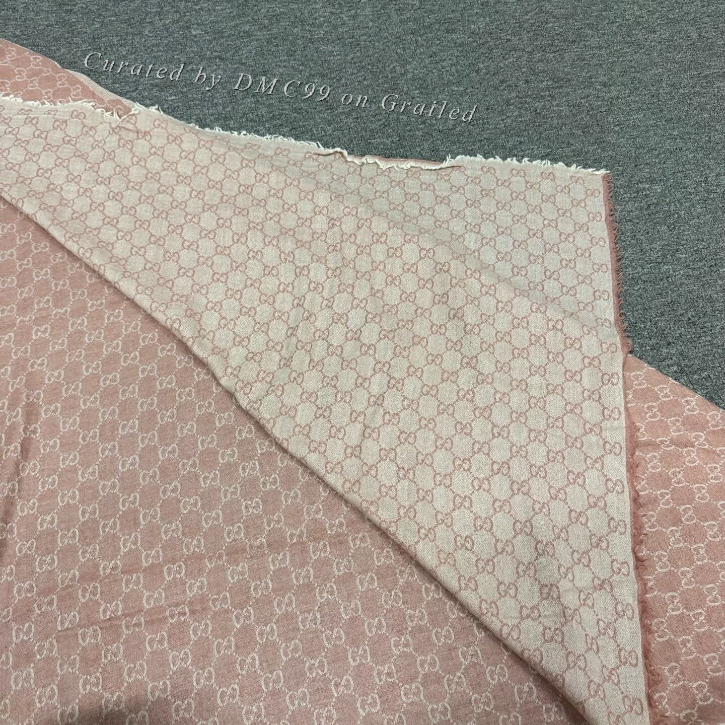 Gucci Gucci All-Over Print Square Silk Scarf 140cm Size ONE SIZE - 2 Thumbnail