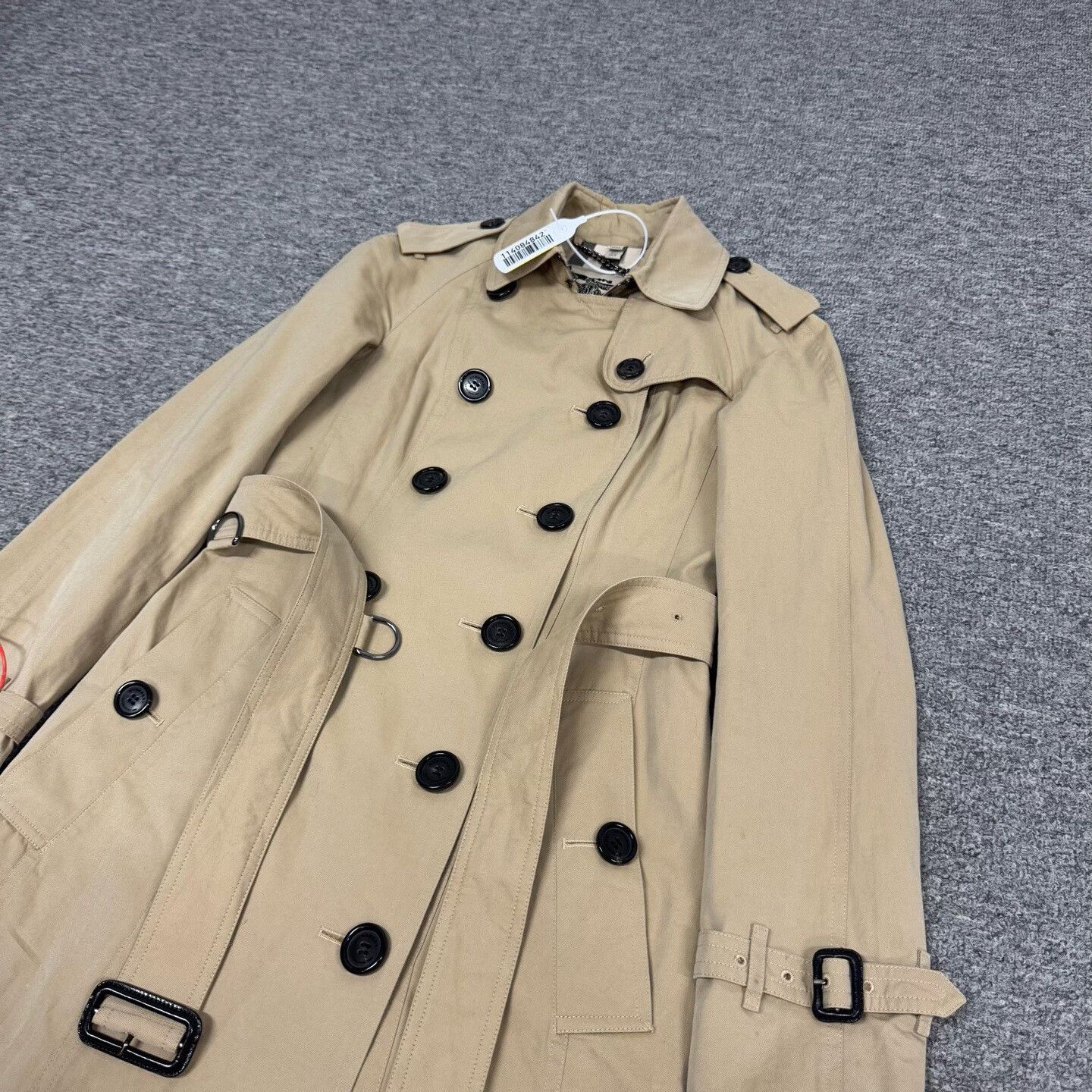 Burberry Burberry Classic Inner Check Trench Coat Size XXS / US 00 / IT 34 - 4 Thumbnail