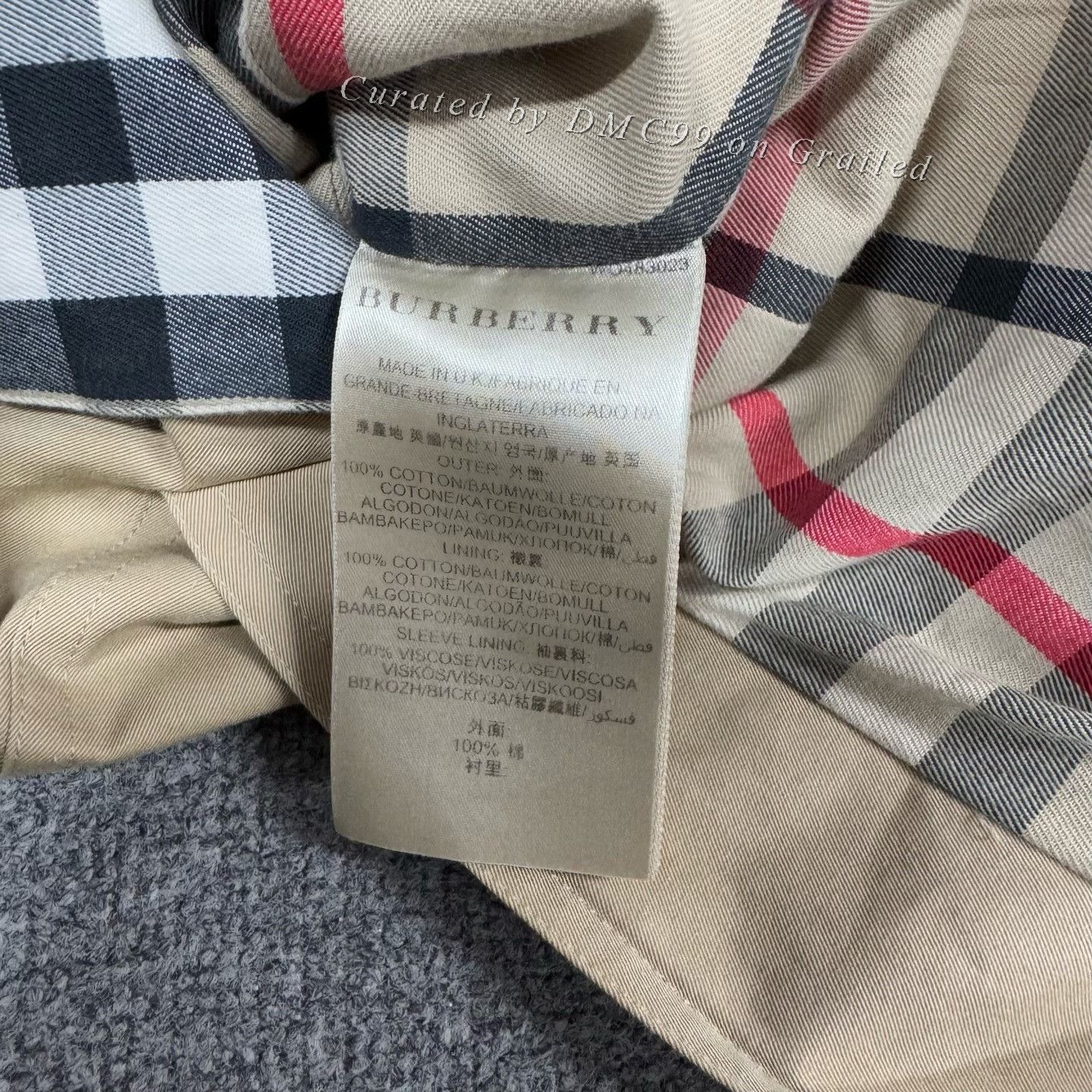Burberry Burberry Classic Inner Check Trench Coat Size XXS / US 00 / IT 34 - 6 Thumbnail