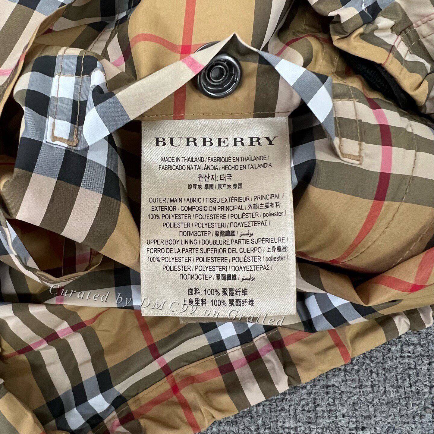 Burberry Burberry Classic Check Hooded Jacket Size 48 Size US M / EU 48-50 / 2 - 6 Thumbnail
