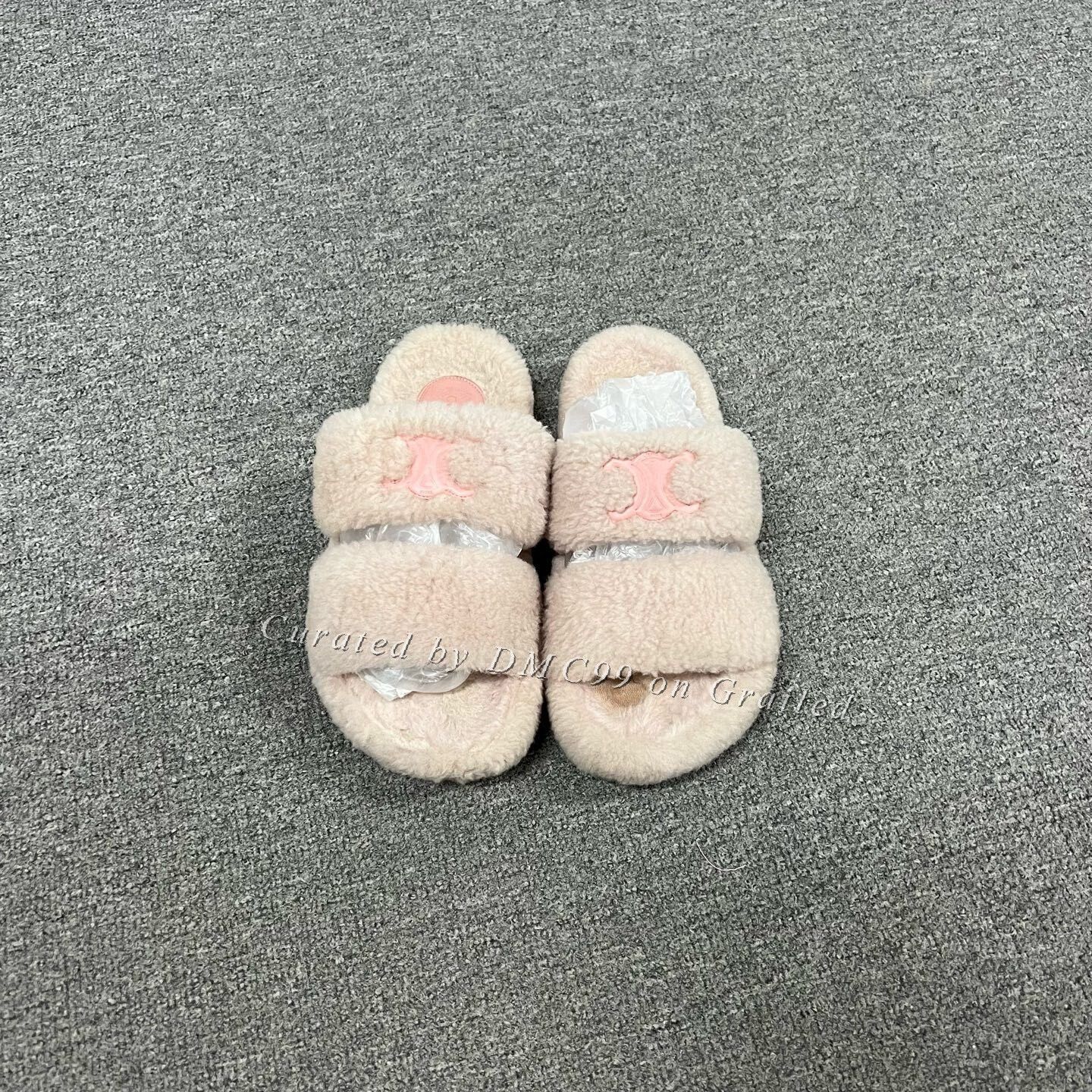 Celine Celine Teddy Fur Slippers Size 37.5 Size US 6.5 / IT 36.5 - 3 Thumbnail