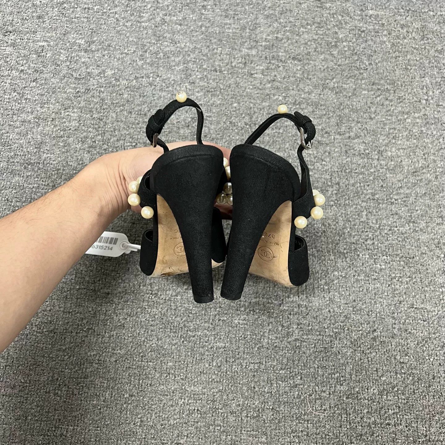 Chanel Chanel Pearl High Heels Size 37.5 Size US 6.5 / IT 36.5 - 3 Thumbnail