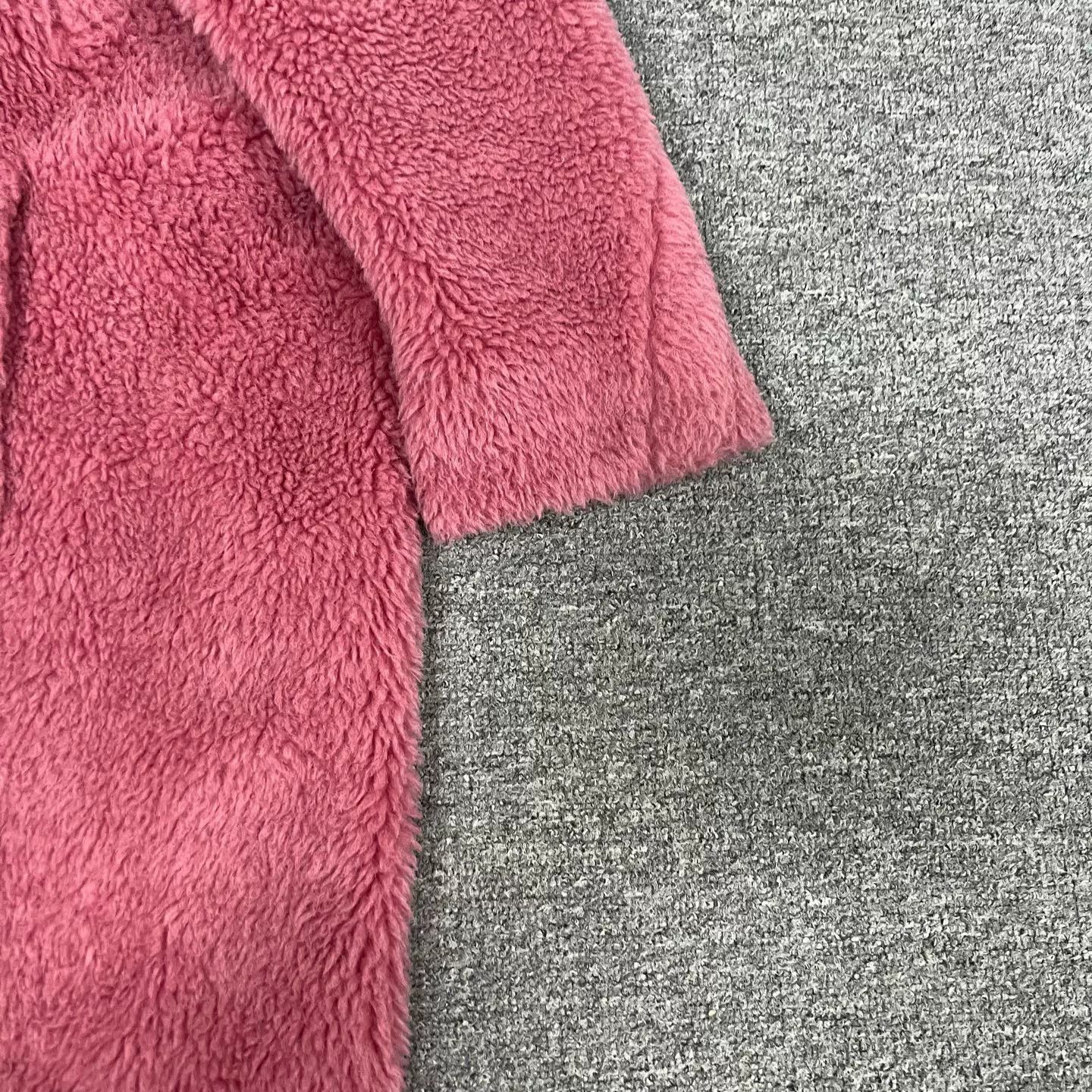 Max Mara Maxmara Raspberry Pink Teddy Coat S Size S / US 4 / IT 40 - 3 Thumbnail