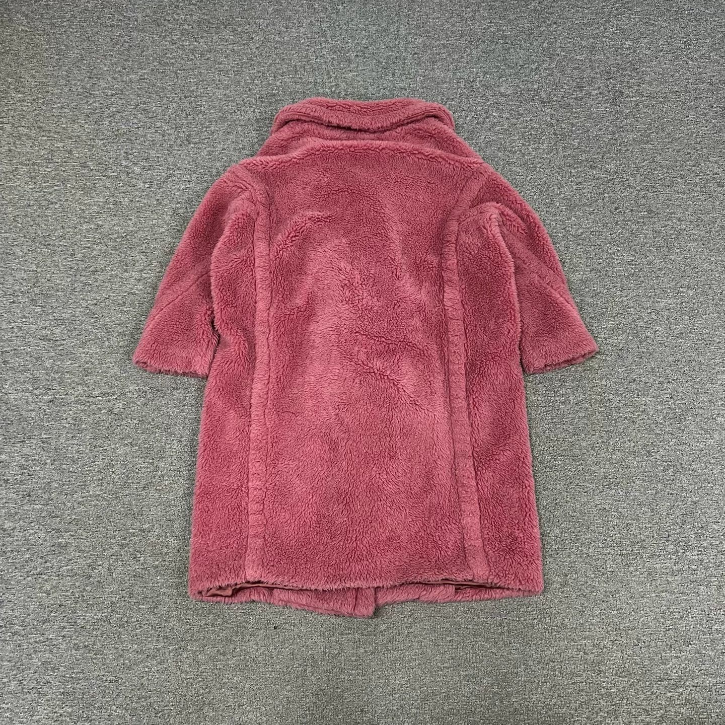 Max Mara Maxmara Raspberry Pink Teddy Coat S Size S / US 4 / IT 40 - 2 Thumbnail