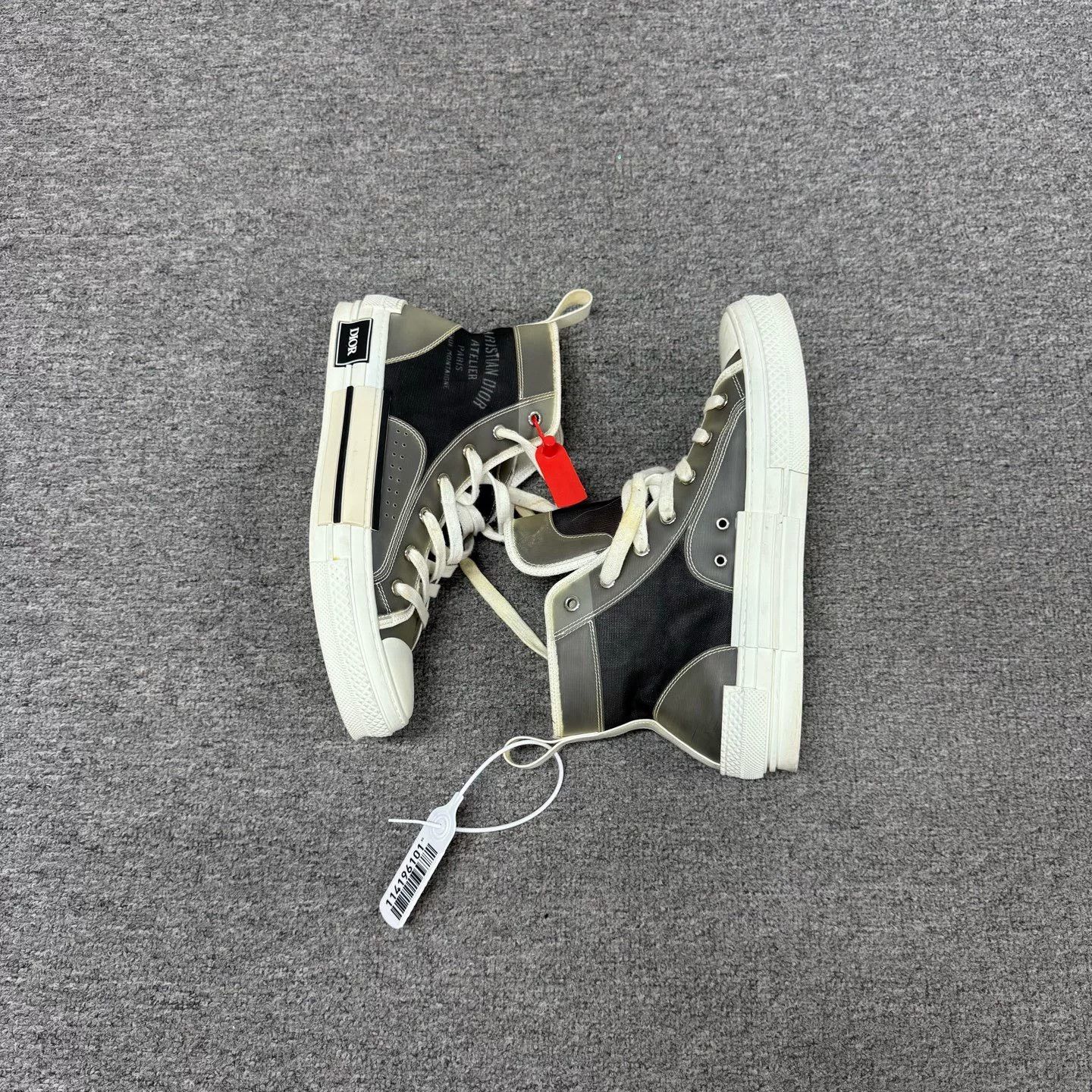 Dior Dior B23 Slogan Logo High-Top Sneakers Size US 9 / EU 42 - 8 Thumbnail