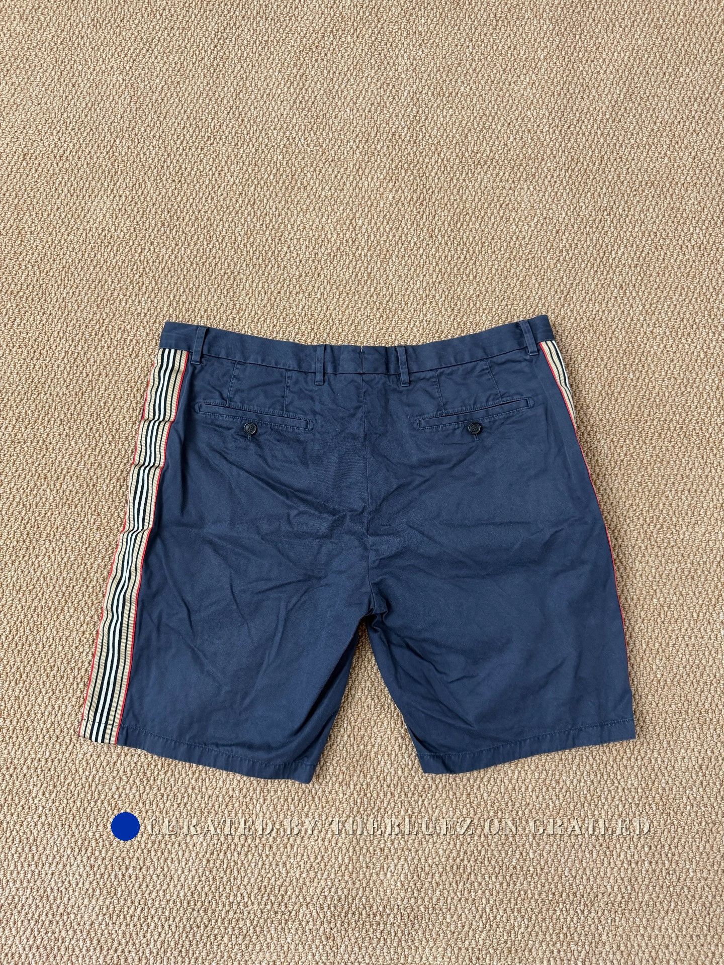 Burberry Burberry Side Knit Stripe Shorts Size US 40 / EU 56 - 2 Thumbnail