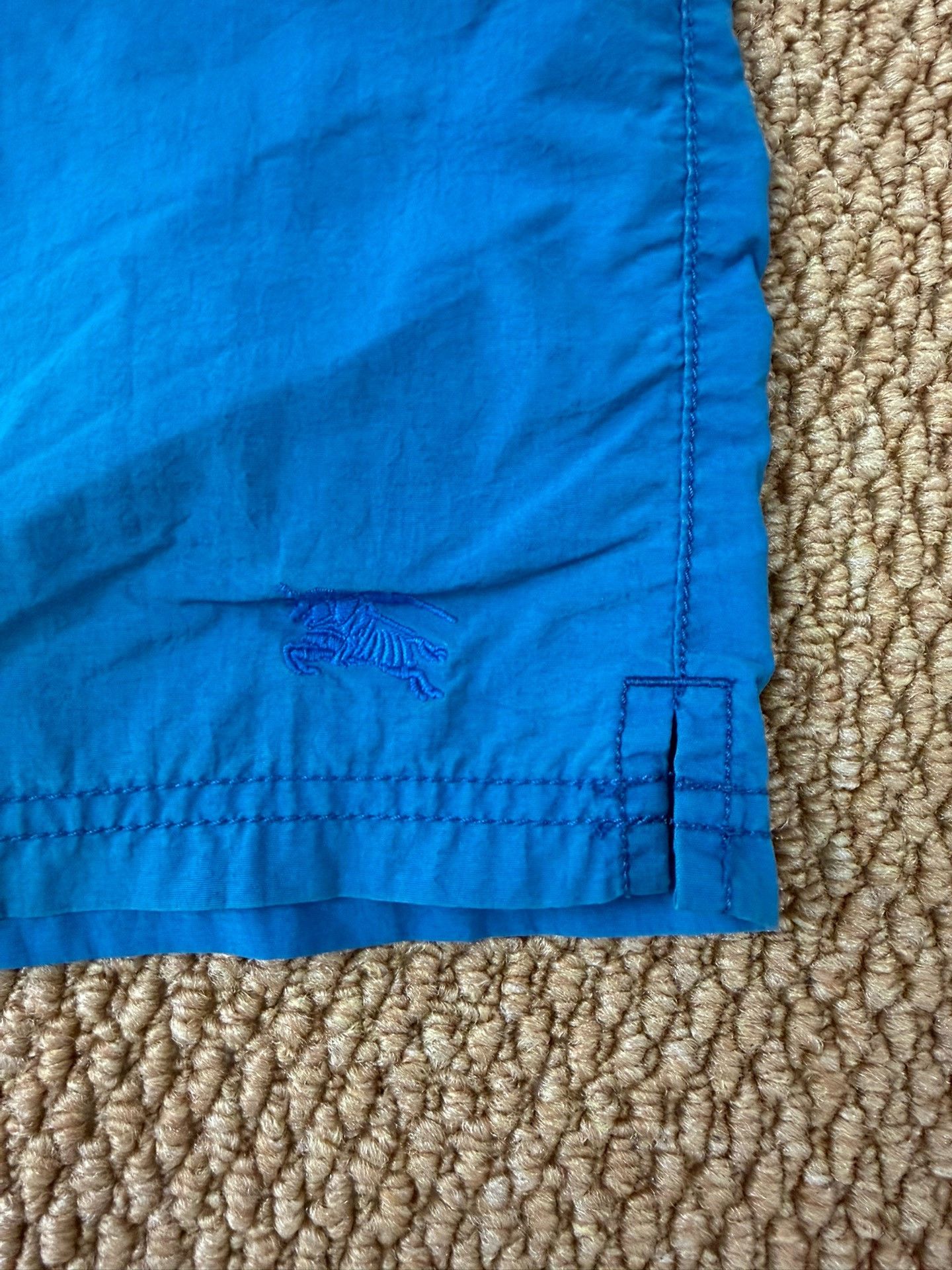 Burberry Burberry Blue Logo Shorts XXL Size US 40 / EU 56 - 3 Thumbnail