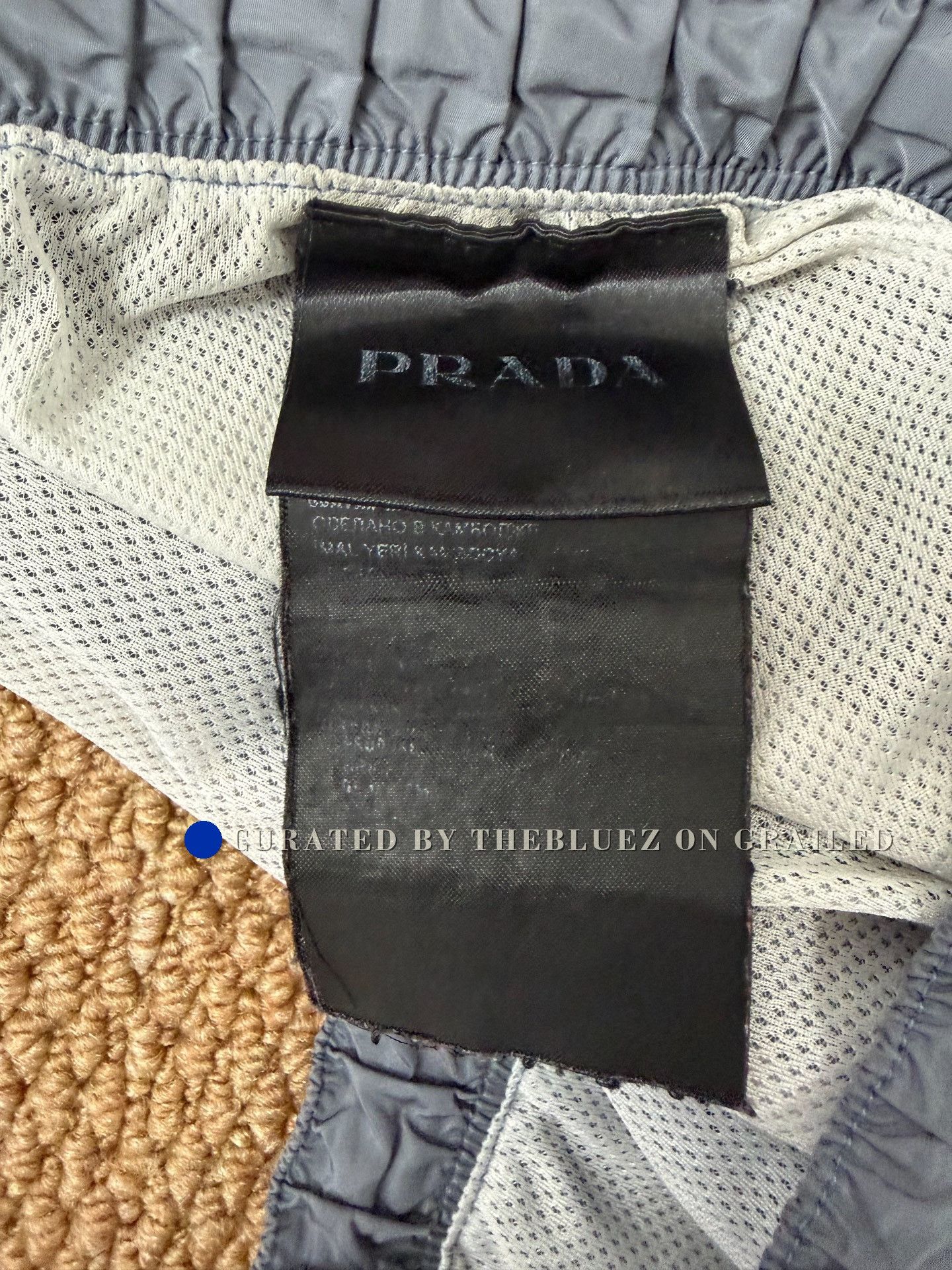 Prada Prada Gray Logo Nylon Shorts Size US 40 / EU 56 - 5 Thumbnail