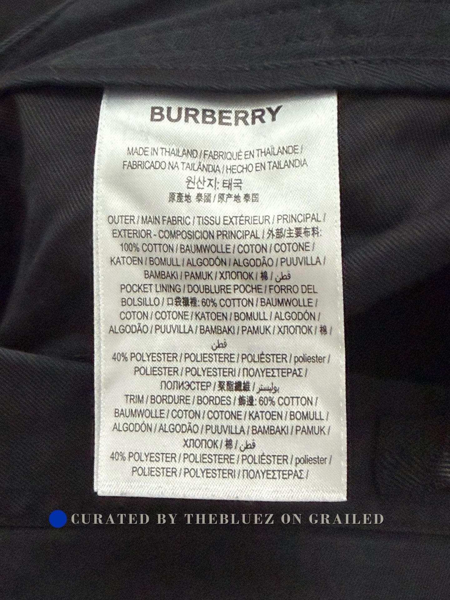 Burberry Burberry Logo Cargo Pants Size 54 Size US 36 / EU 52 - 6 Thumbnail