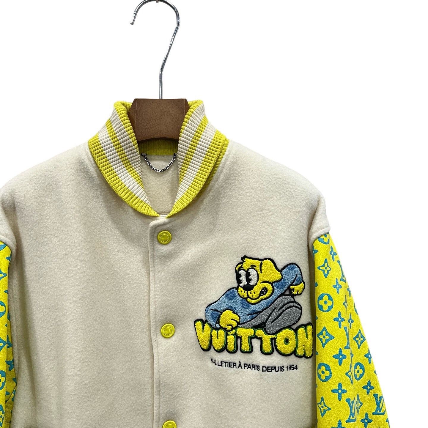 Louis Vuitton Louis Vuitton Embroidered Patchwork Baseball Jacket Size US M / EU 48-50 / 2 - 3 Thumbnail