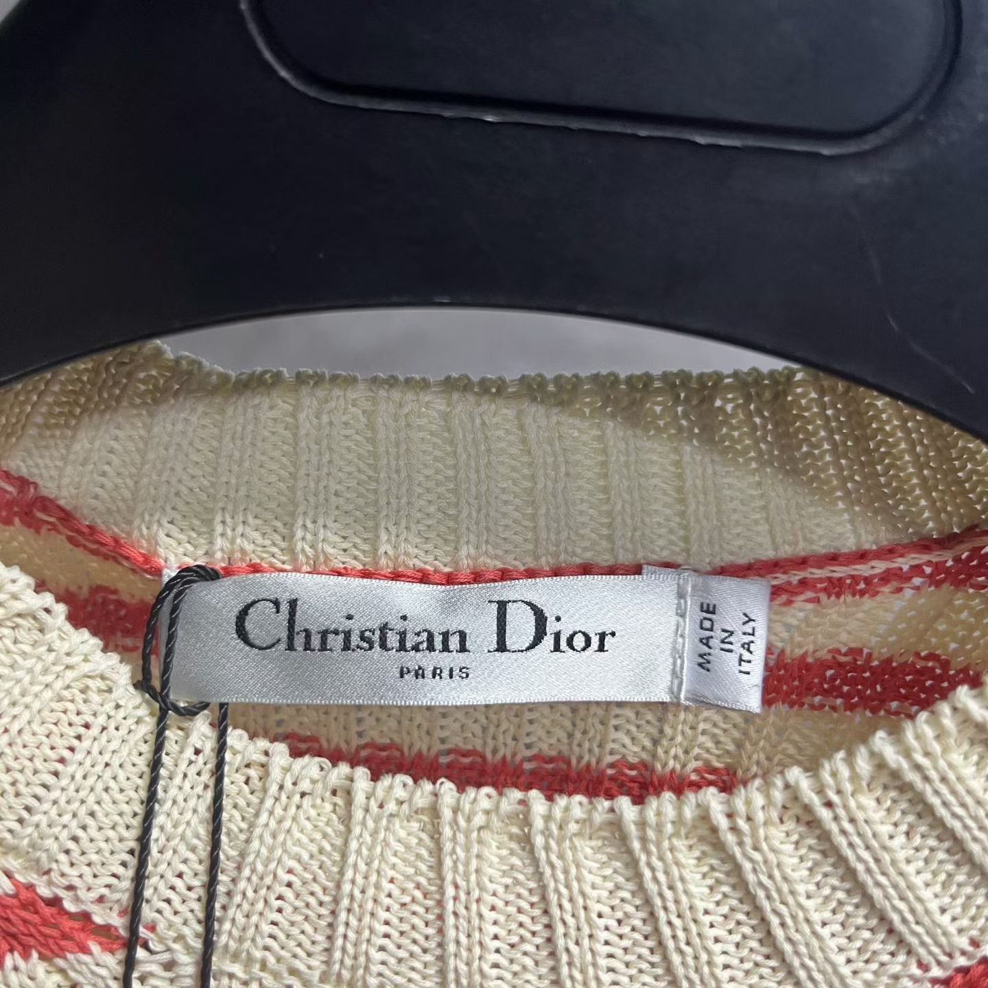 Dior Dior New Multicolor Letter Stripe Rib Knit Top Size S / US 4 / IT 40 - 3 Thumbnail