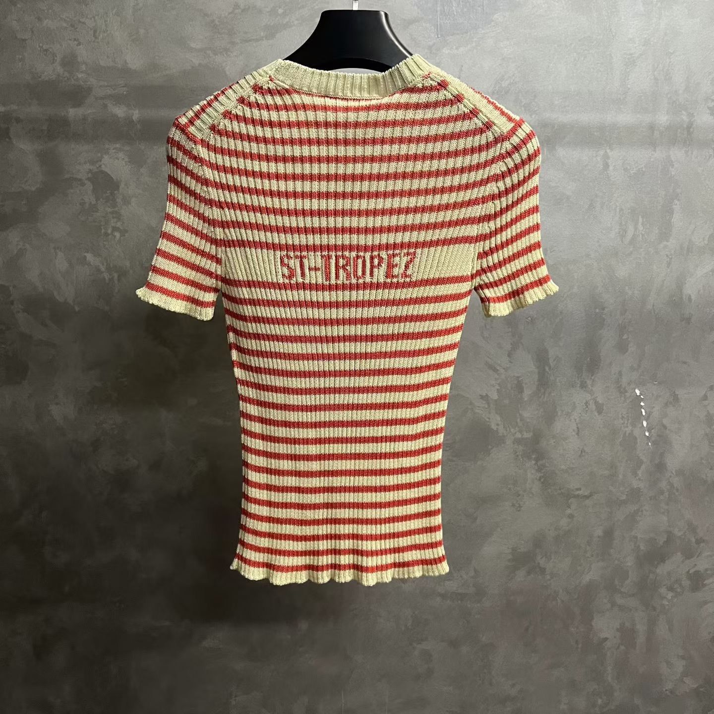 Dior Dior New Multicolor Letter Stripe Rib Knit Top Size S / US 4 / IT 40 - 2 Thumbnail