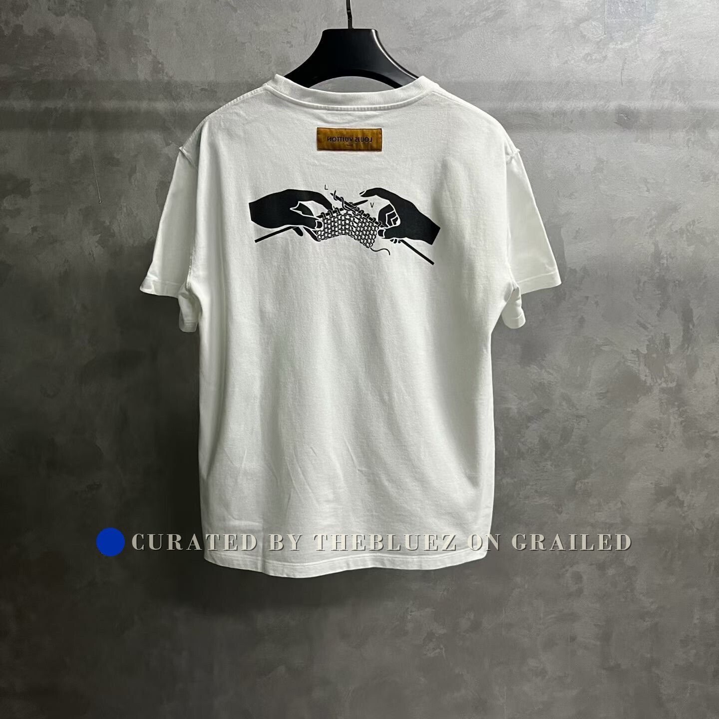 Louis Vuitton Louis Vuitton White Letter Print T-shirt Size US L / EU 52-54 / 3 - 2 Thumbnail