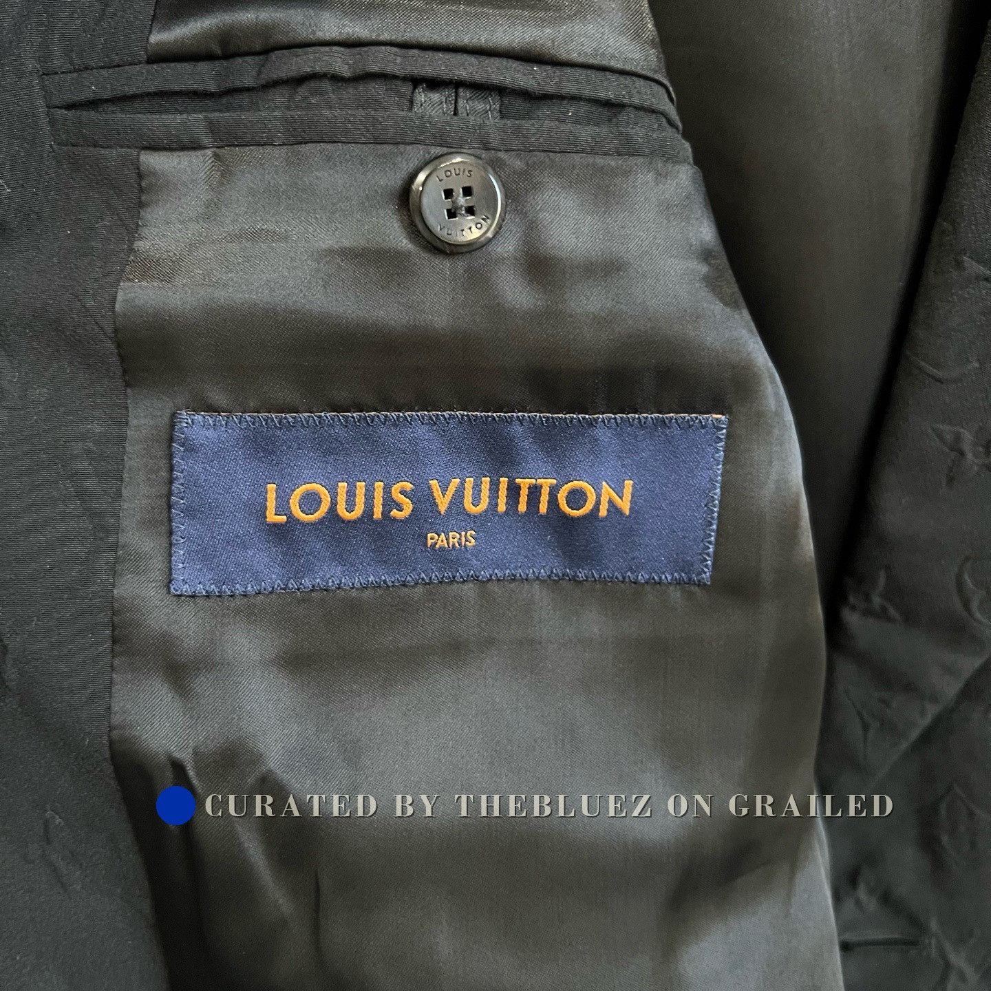 Louis Vuitton Louis Vuitton Embossed Monogram Blazer Size US L / EU 52-54 / 3 - 4 Thumbnail