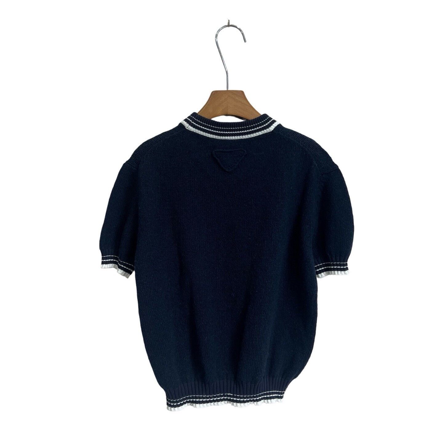 Prada Prada 25FW Knit Wool Short Sleeve Size US M / EU 48-50 / 2 - 2 Thumbnail