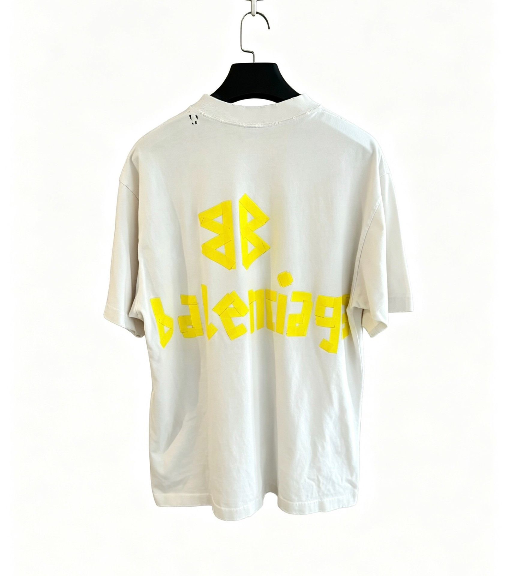 Balenciaga Balenciaga 23SS Tape Logo T-shirt XXS Size XXS / US 00 / IT 34 - 2 Thumbnail