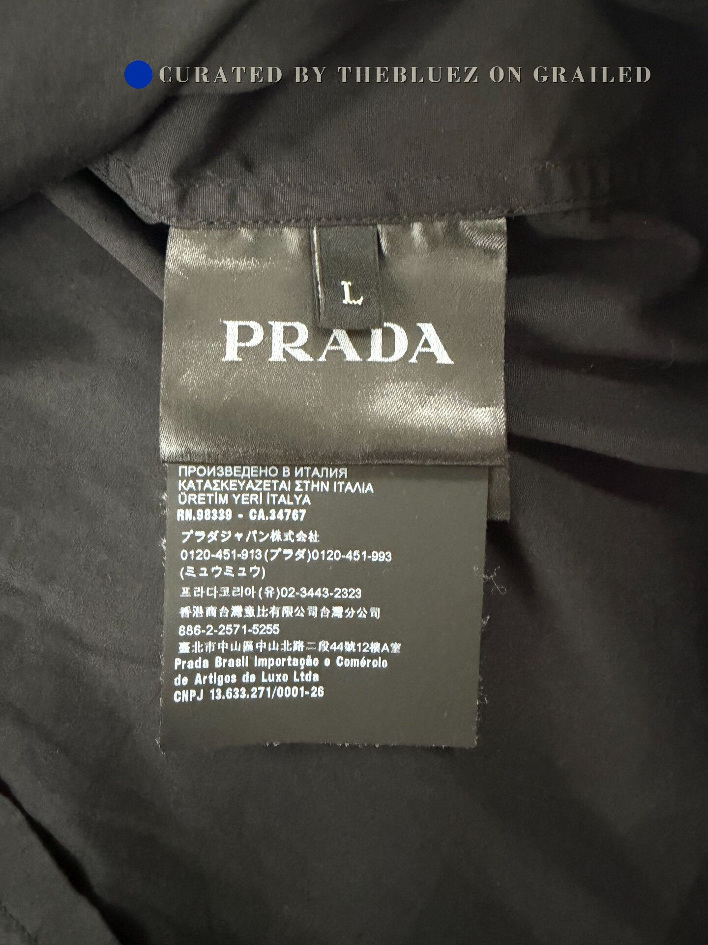 Prada Prada Black Triangle Logo Short-Sleeve Shirt Size US L / EU 52-54 / 3 - 5 Thumbnail