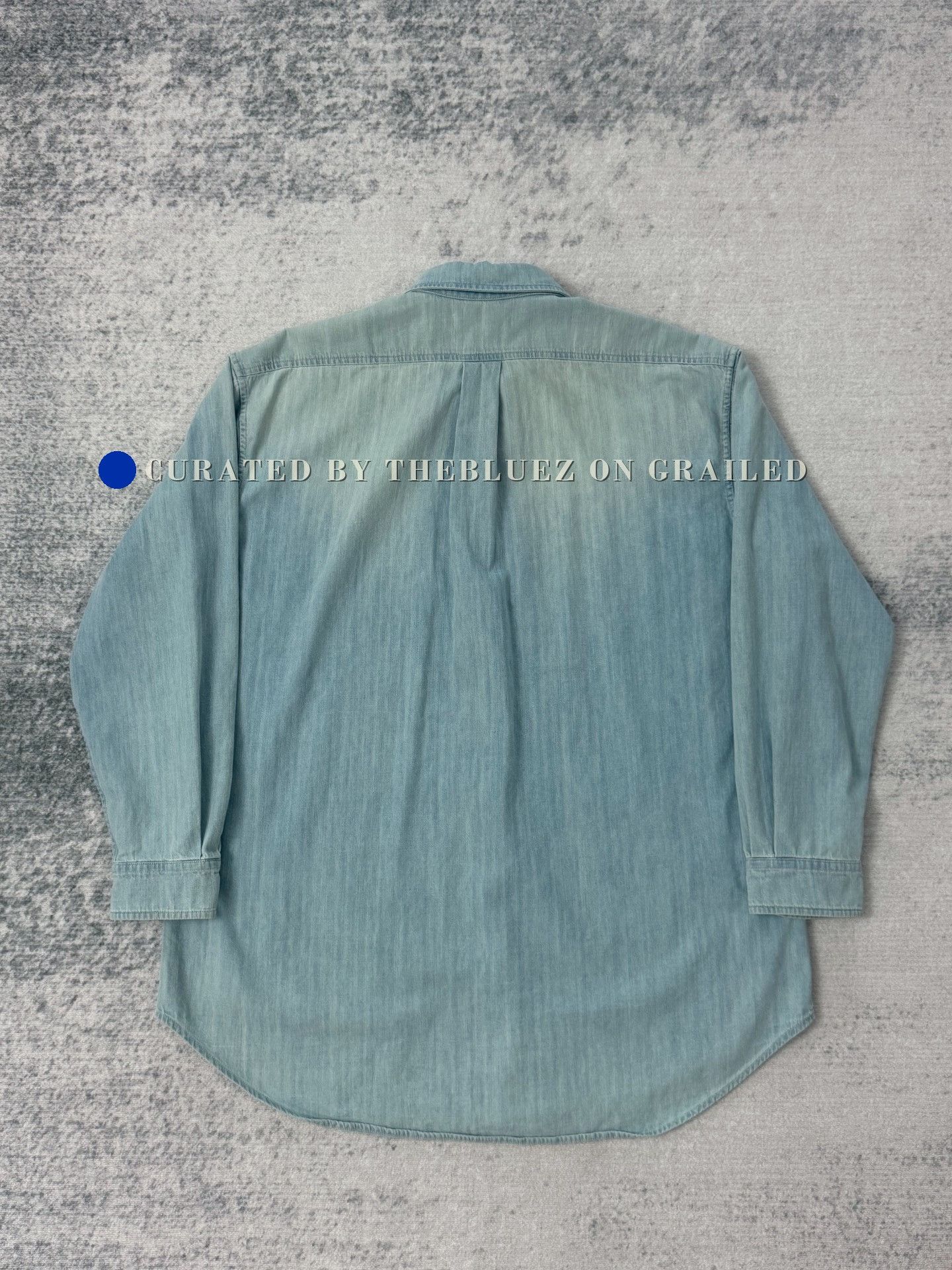 Miu Miu Miu Miu Blue Embroidered Logo Denim Shirt Size S / US 4 / IT 40 - 2 Thumbnail