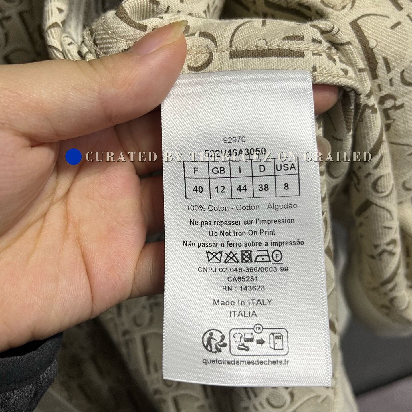 Dior Dior 2025 Beige Bee Embroidery Hooded Jacket Size US XXS / EU 40 - 5 Thumbnail