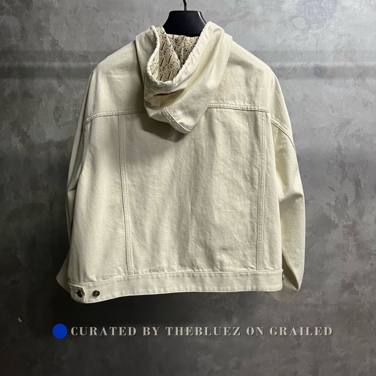 Dior Dior 2025 Beige Bee Embroidery Hooded Jacket Size US XXS / EU 40 - 2 Thumbnail