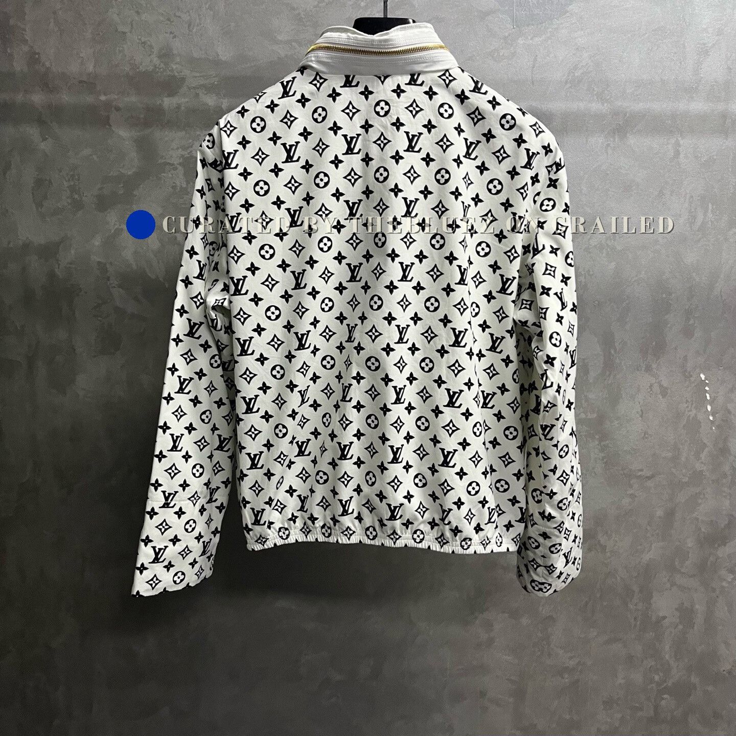 Louis Vuitton Louis Vuitton White Logo Stand Collar Jacket Size US S / EU 44-46 / 1 - 2 Thumbnail