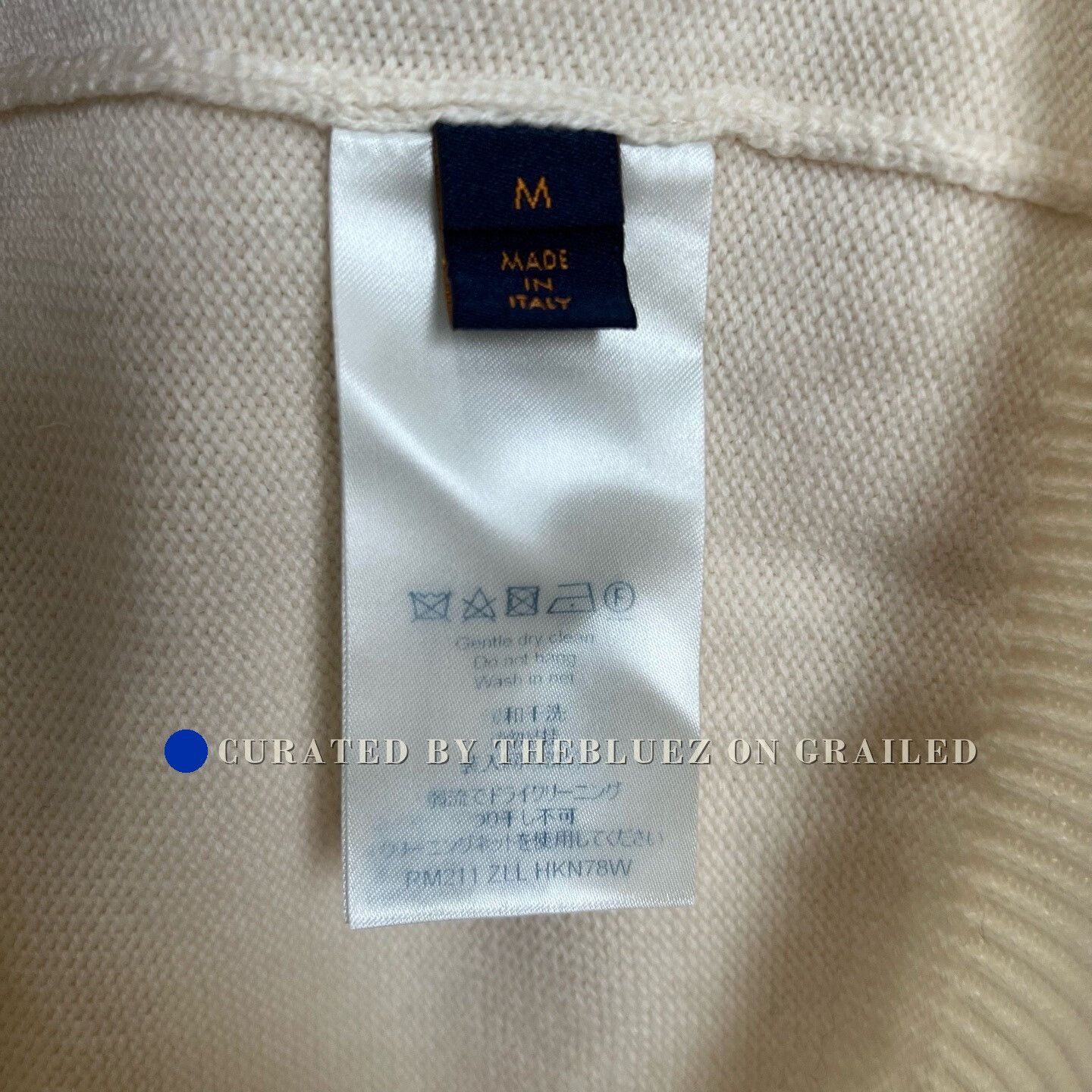Louis Vuitton Louis Vuitton Beige Clock Logo Sweater Size US M / EU 48-50 / 2 - 5 Thumbnail