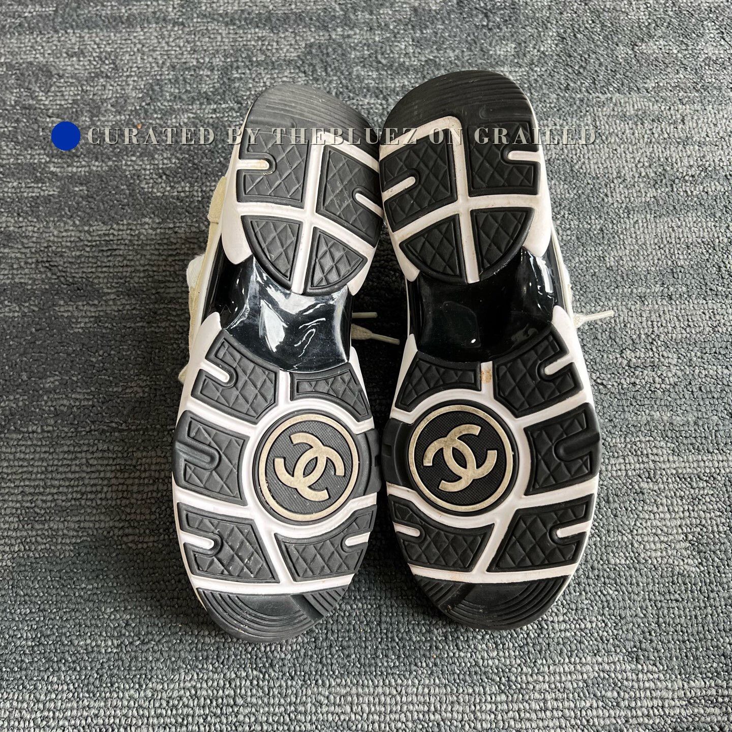 Chanel Chanel Beige Knit Mesh Sneakers Size US 9 / EU 42 - 6 Thumbnail
