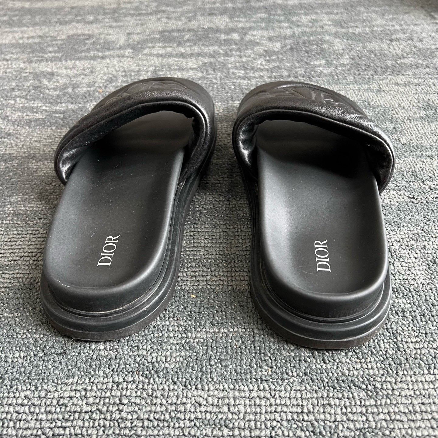 Dior Dior Aqua Embossed Logo Slides Size US 9 / EU 42 - 5 Thumbnail