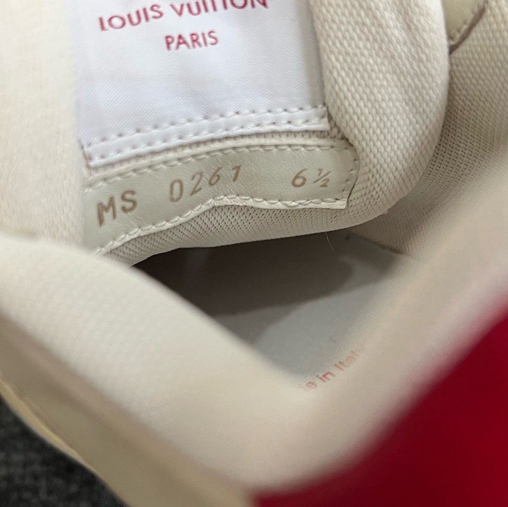 Louis Vuitton LV Trainer White Red Velcro Sneakers Size US 7.5 / EU 40-41 - 6 Thumbnail