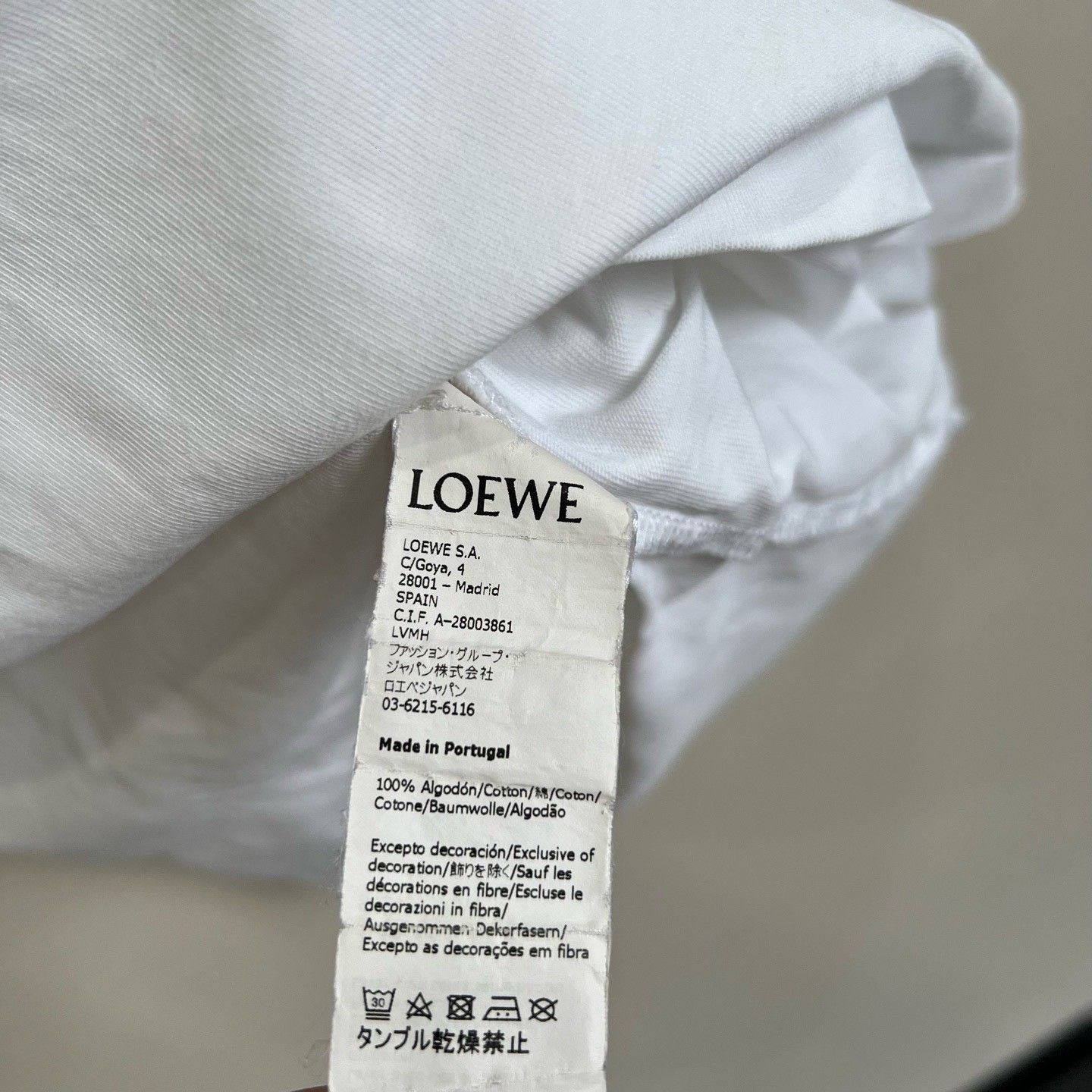 Loewe Loewe White Embroidered Short-Sleeve T-Shirt Size US S / EU 44-46 / 1 - 5 Thumbnail