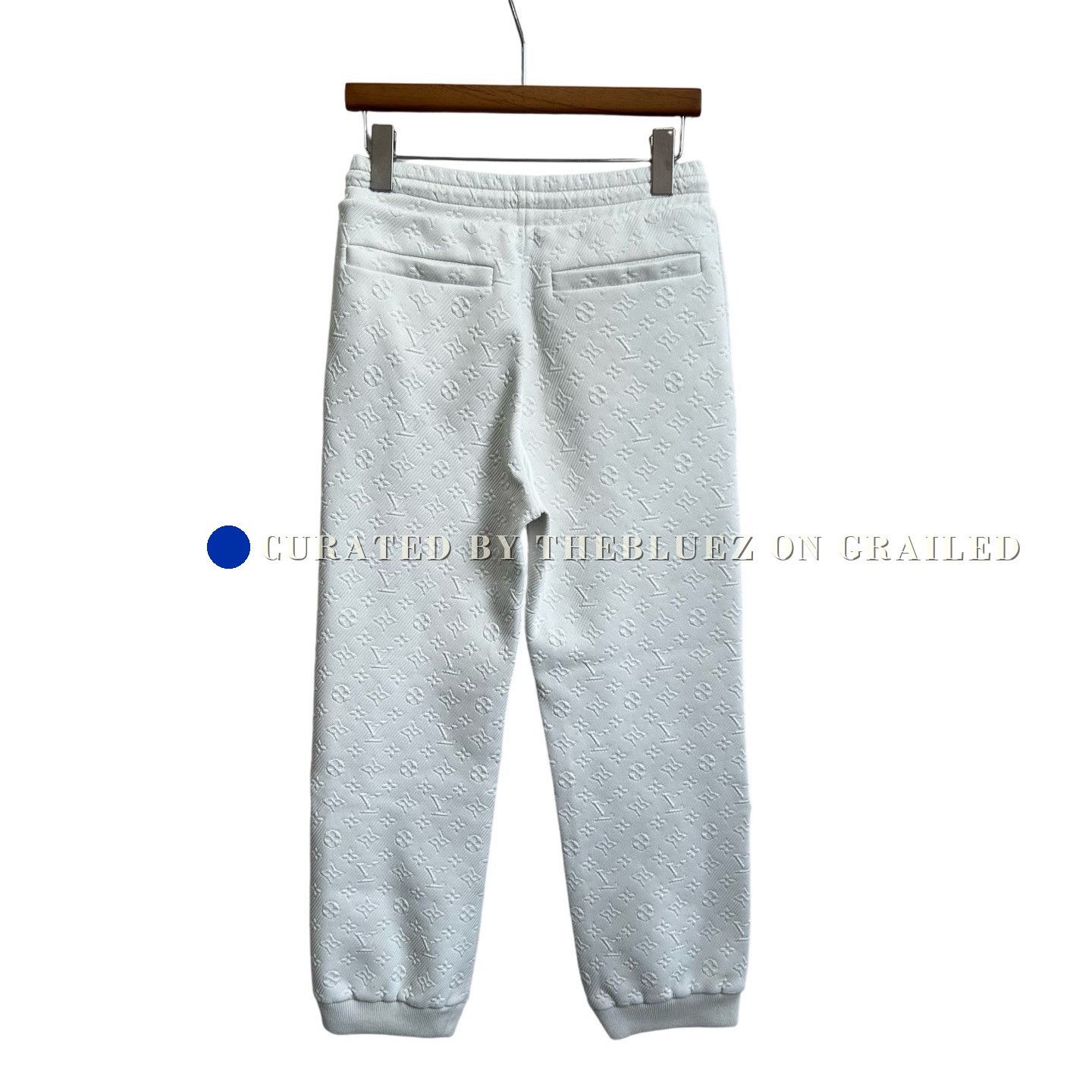 Louis Vuitton Louis Vuitton White Monogram Jogger Pants Size US 29 - 2 Thumbnail
