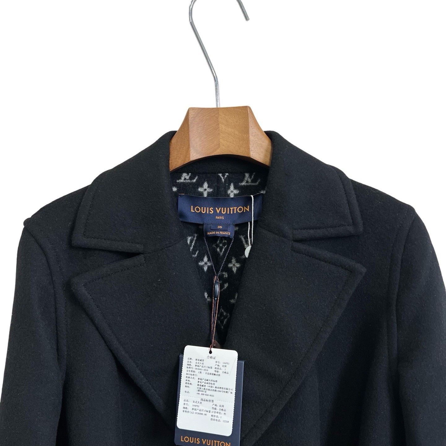 Louis Vuitton Louis Vuitton LV Monogram Cashmere Coat Size XS / US 0-2 / IT 36-38 - 3 Thumbnail