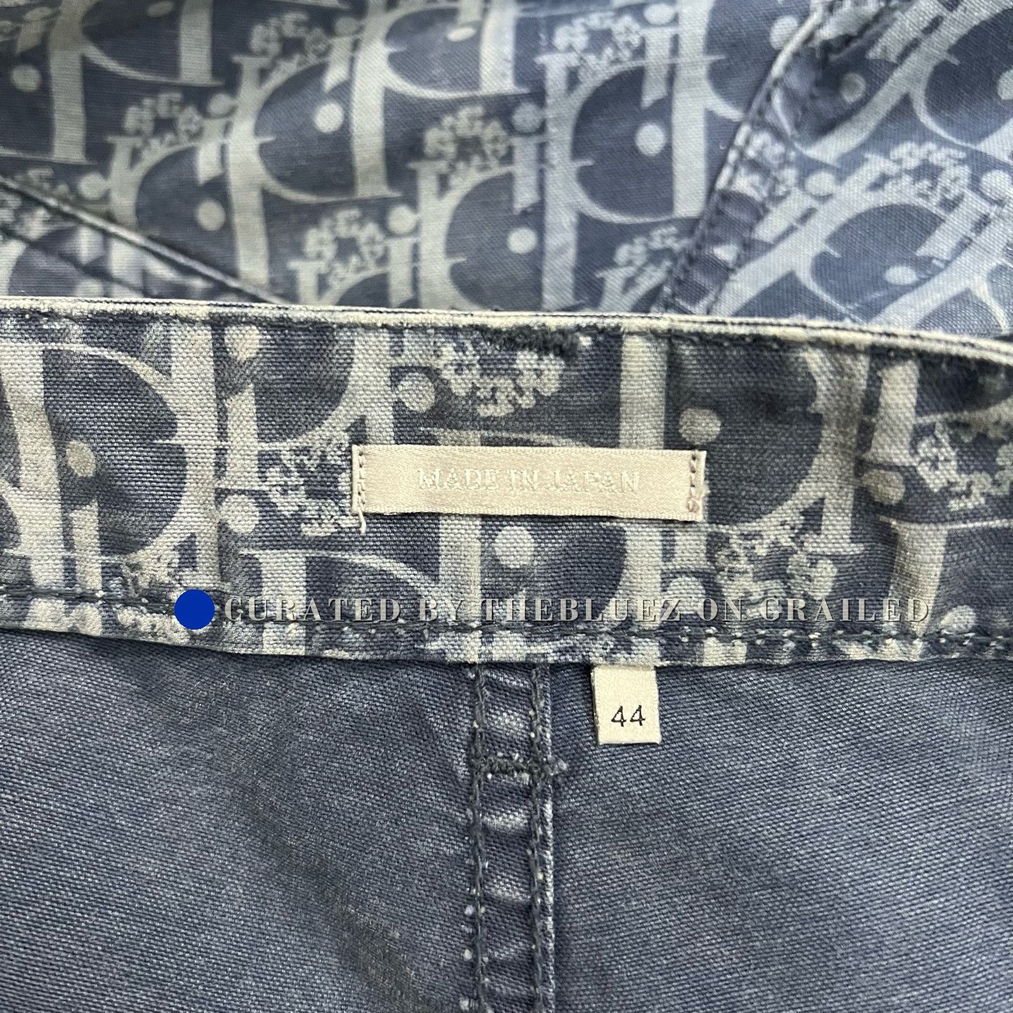 Dior Dior Monogram Logo Denim Shorts Size US 28 / EU 44 - 5 Thumbnail
