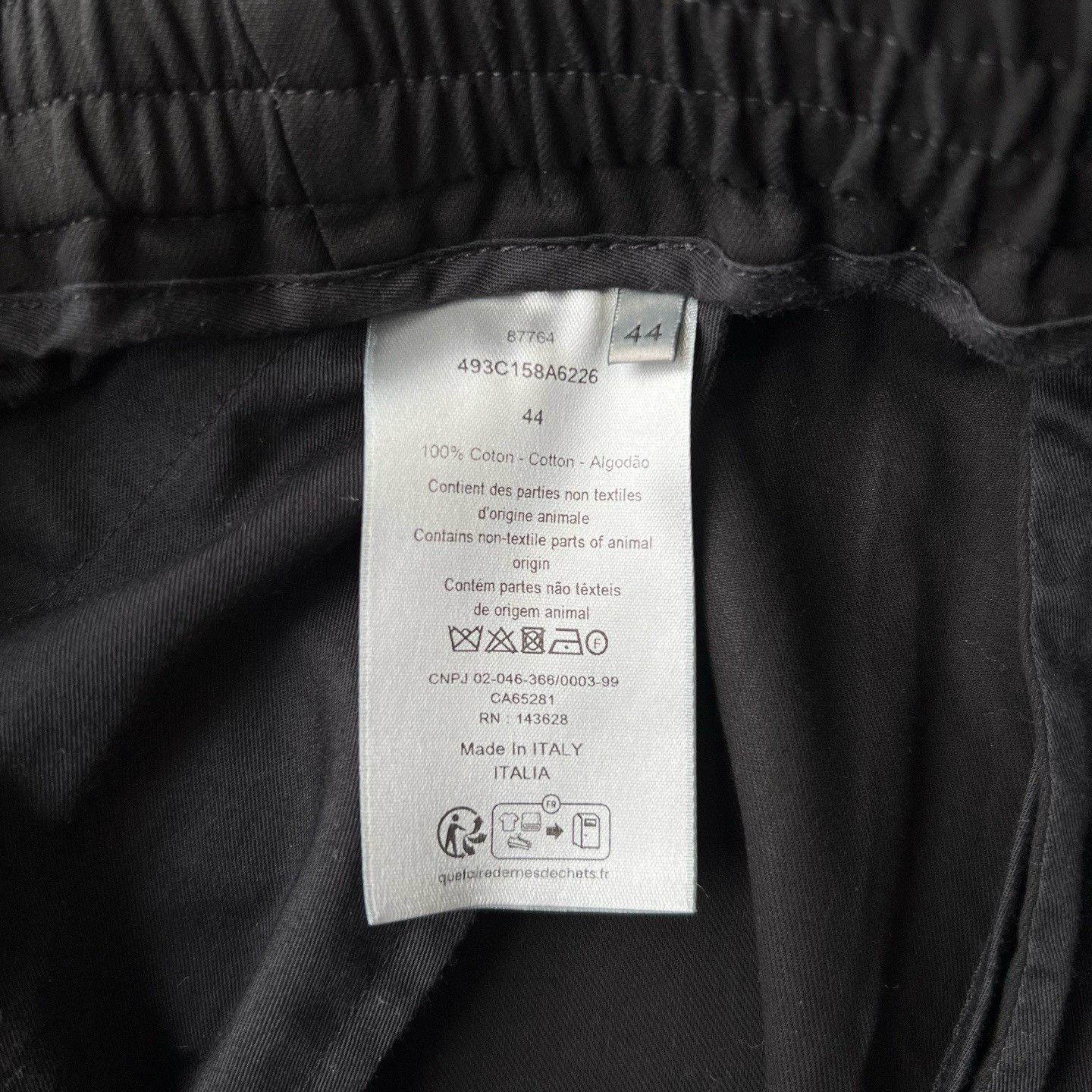 Dior Dior Black Embroidered Logo Trousers Size US 28 / EU 44 - 5 Thumbnail