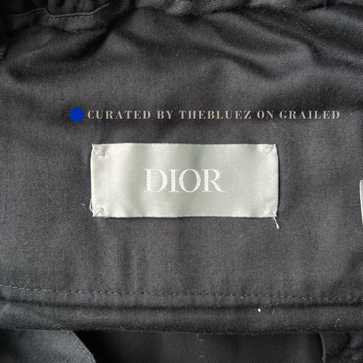 Dior Dior Black Embroidered Logo Trousers Size US 28 / EU 44 - 4 Thumbnail