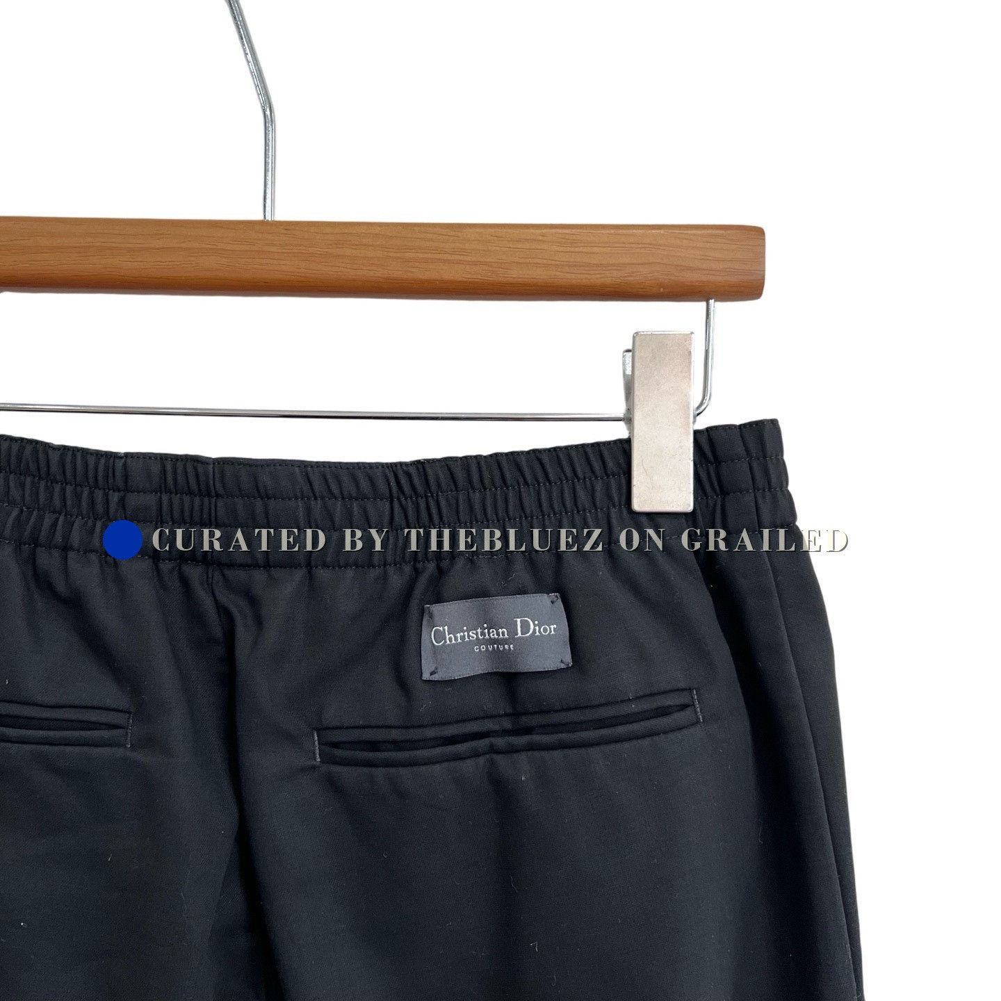 Dior Dior Black Embroidered Logo Trousers Size US 28 / EU 44 - 3 Thumbnail